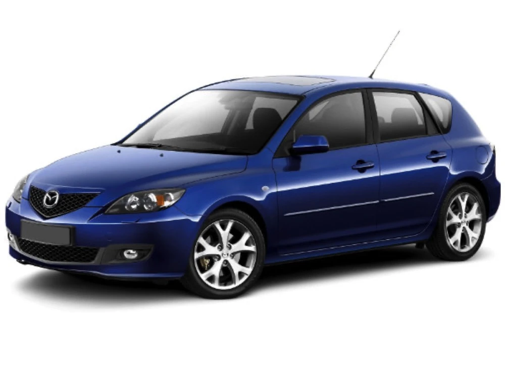 Wycieraczki Mazda 3 2003–2009 BK Japan | EU hatchback | side pin front wiper arm
