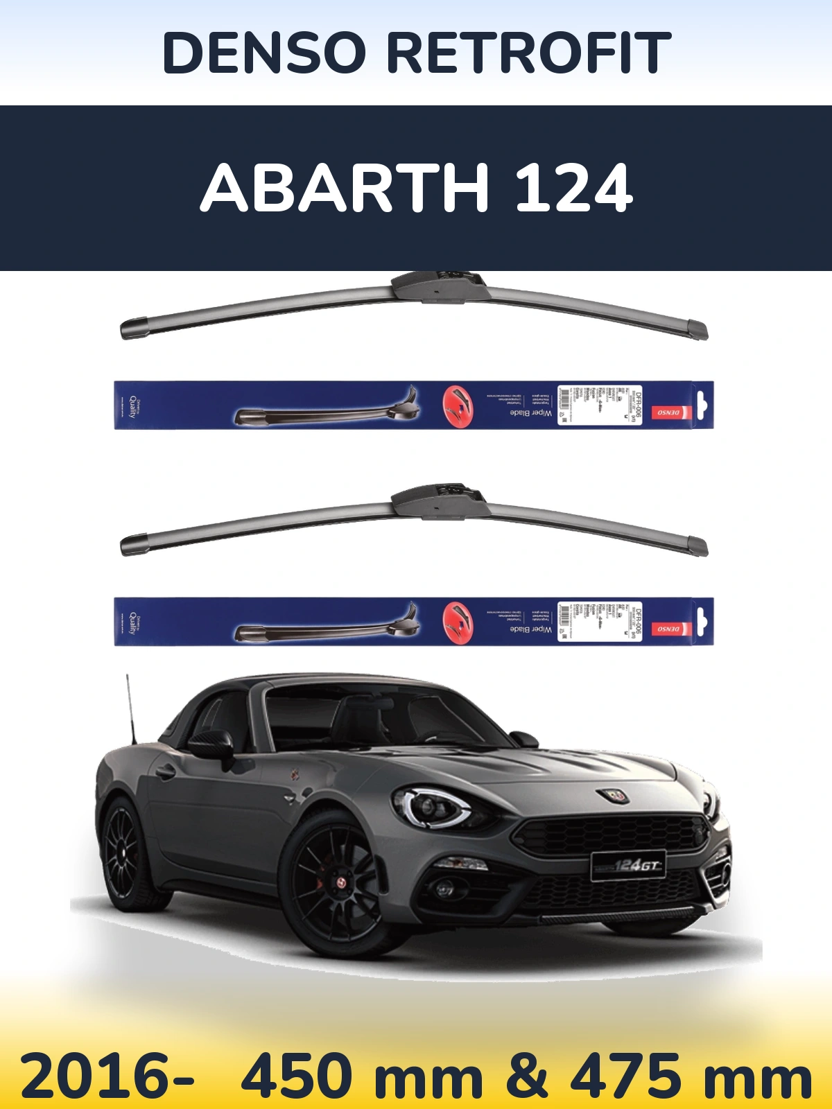 Ștergătoare Denso Retrofit pentru Abarth 124