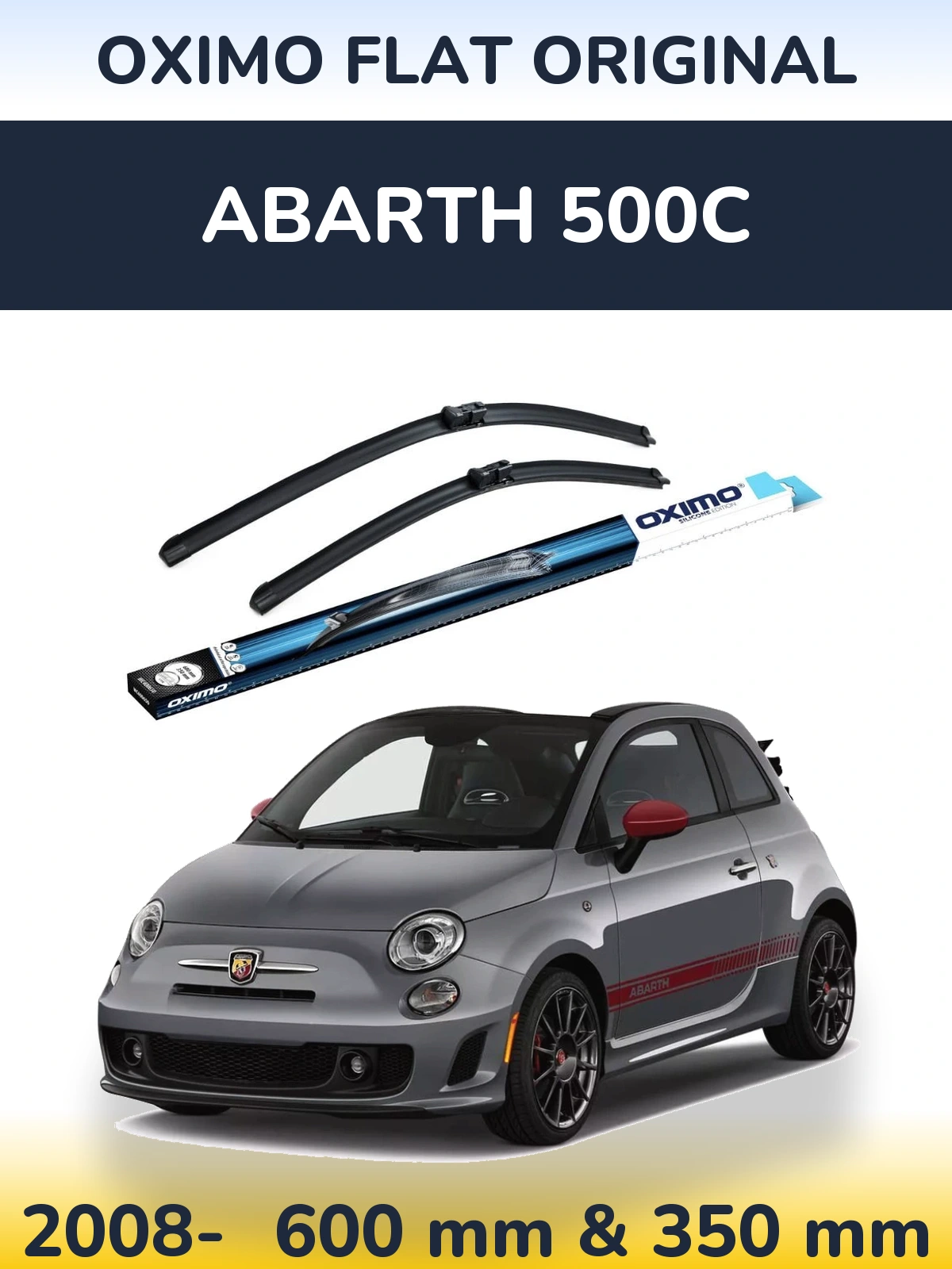 Ștergătoare Oximo Flat Original pentru Abarth 500C