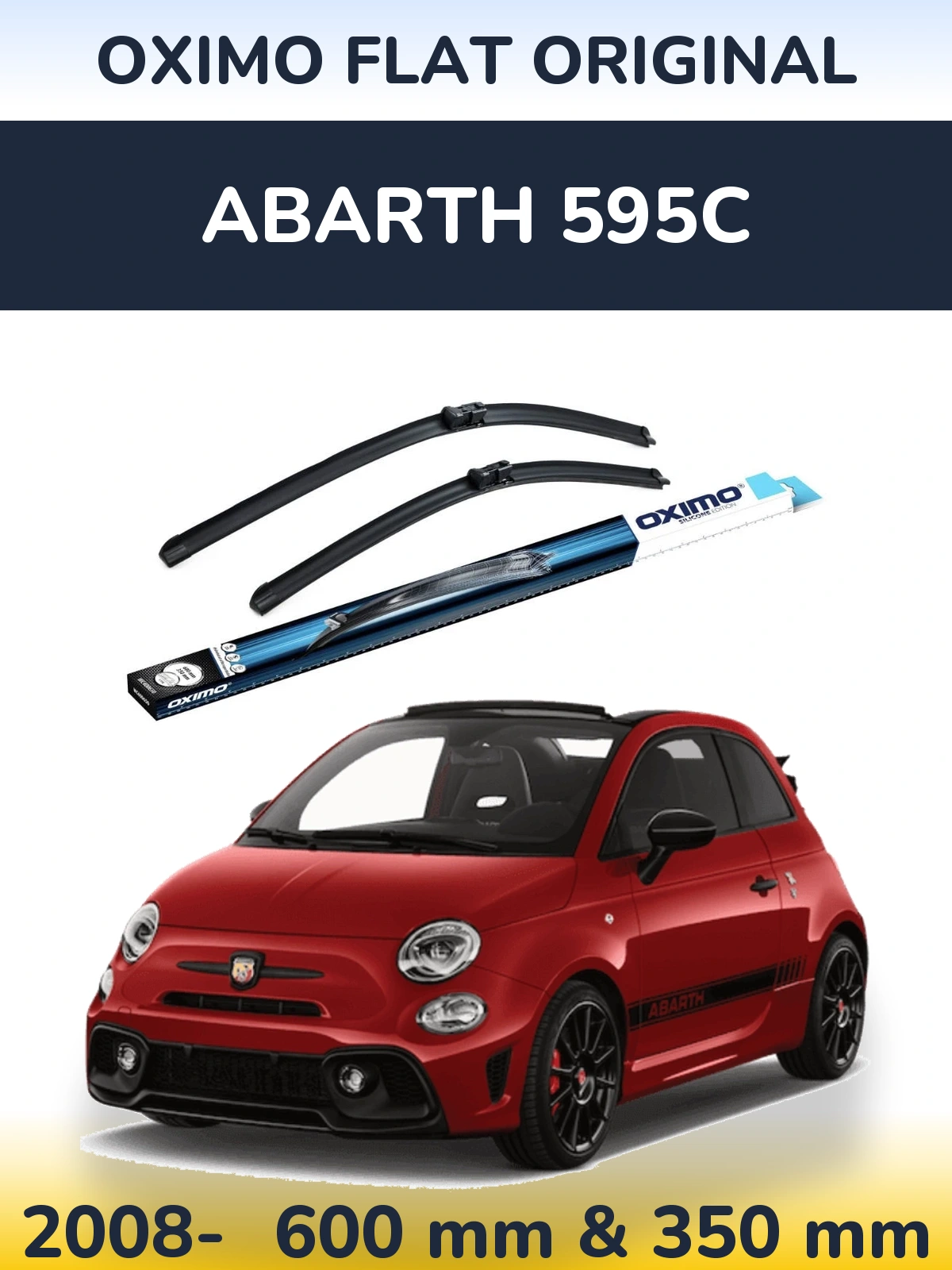 Ștergătoare Oximo Flat Original pentru Abarth 595C