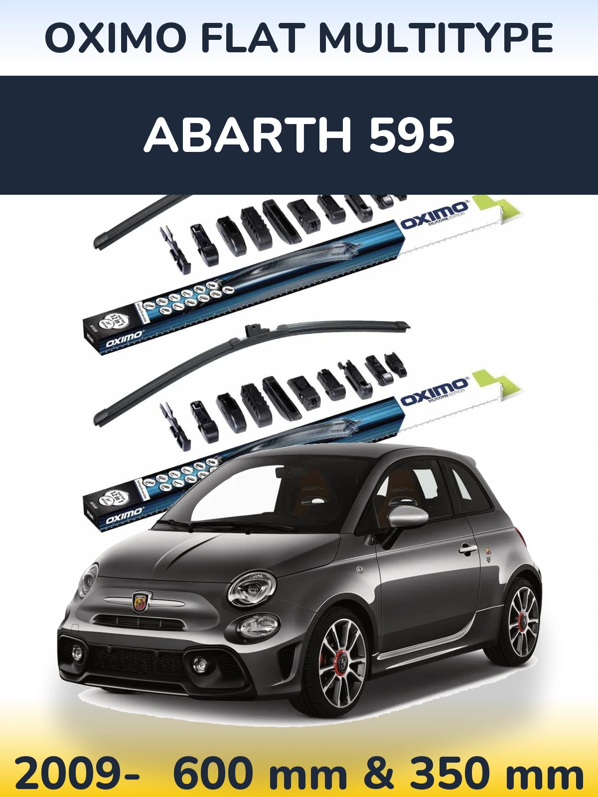 Ștergătoare Oximo Flat MultiTipe pentru Abarth 595
