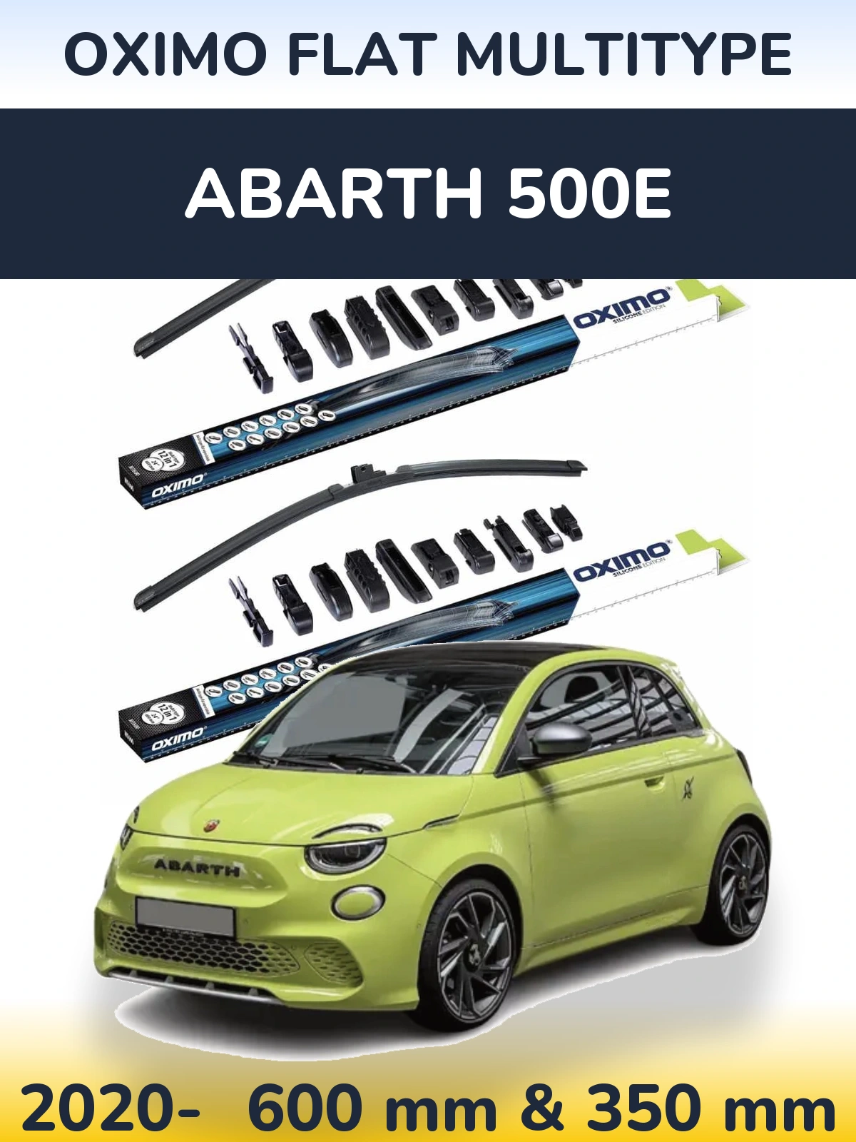 Ștergătoare Oximo Flat MultiTipe pentru Abarth 500e