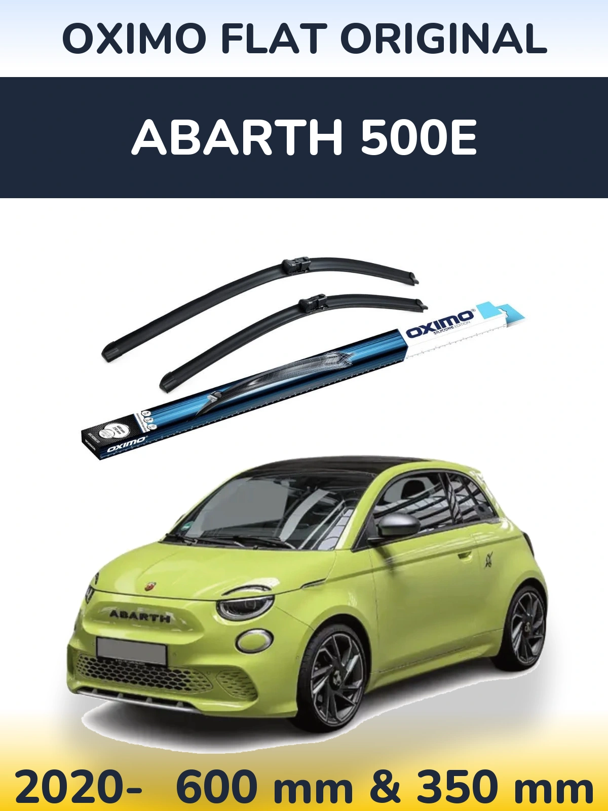Ștergătoare Oximo Flat Original pentru Abarth 500e