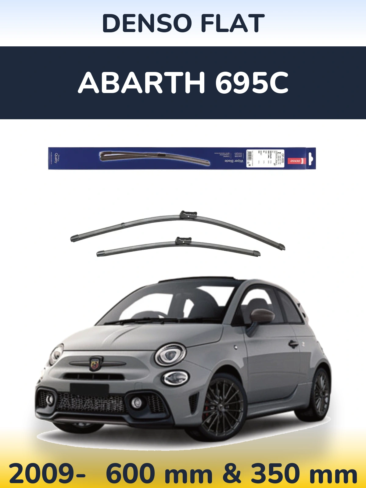 Ștergătoare Denso Flat pentru Abarth 695C