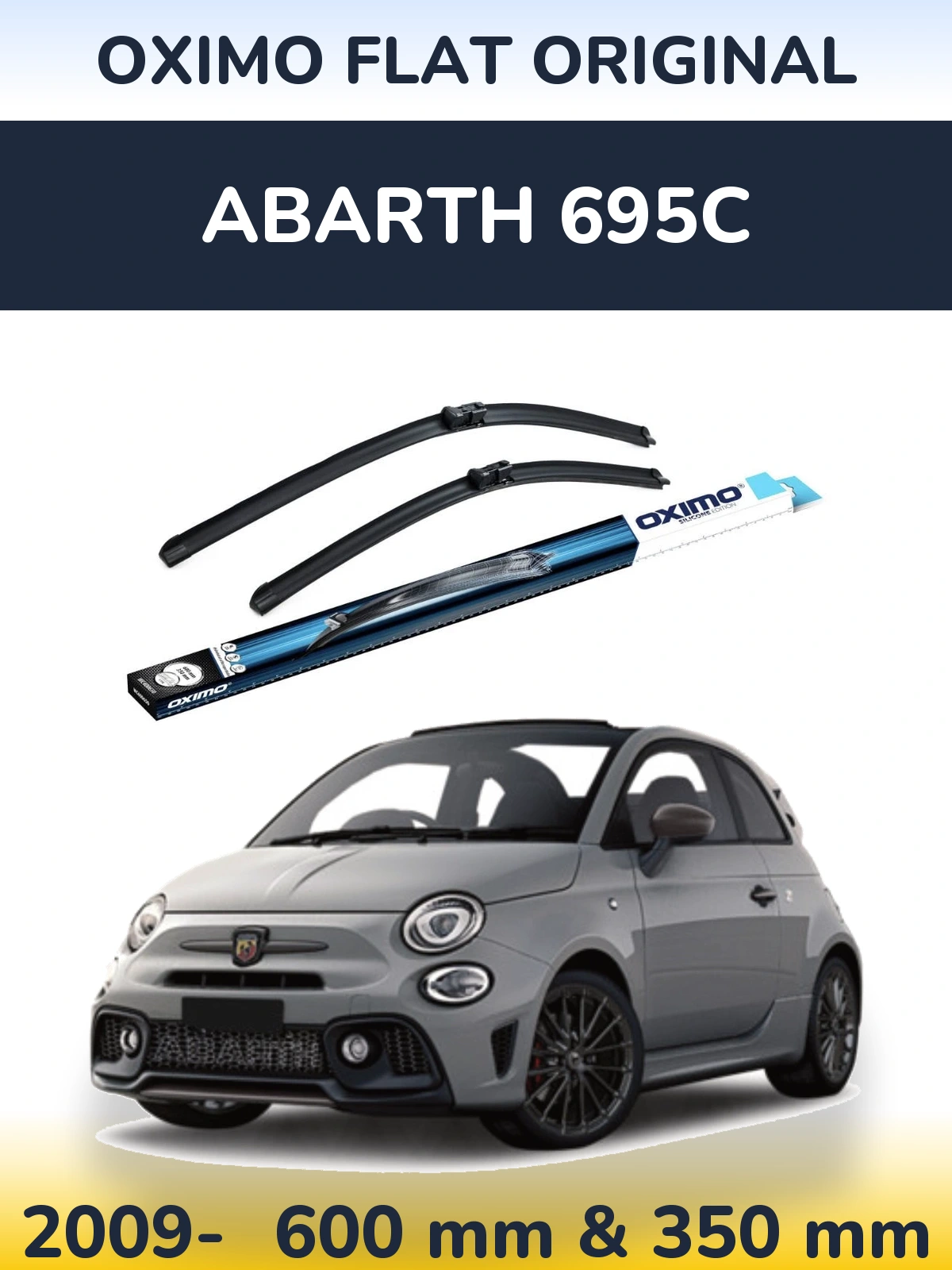 Ștergătoare Oximo Flat Original pentru Abarth 695C