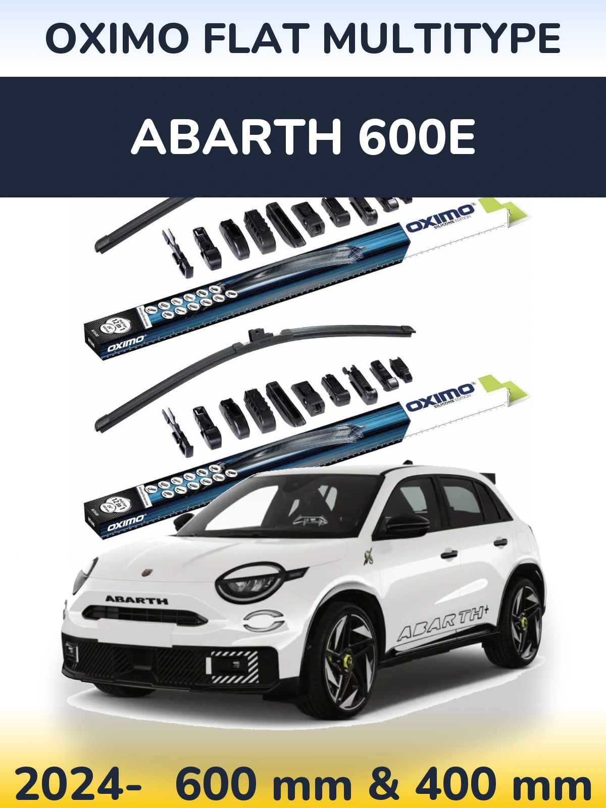 Ștergătoare Oximo Flat MultiTipe pentru Abarth 600e