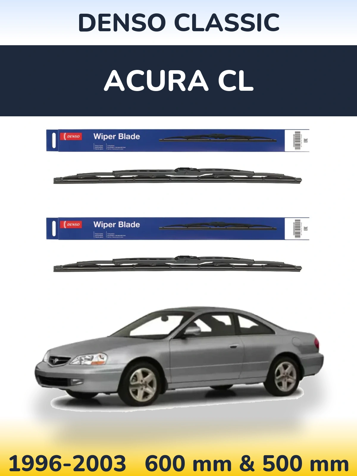 Ștergătoare Denso Classic pentru Acura CL