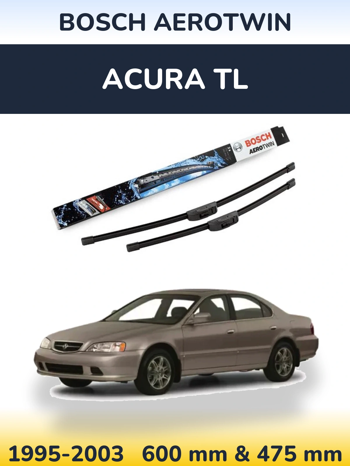 Ștergătoare BOSCH AeroTwin pentru Acura TL