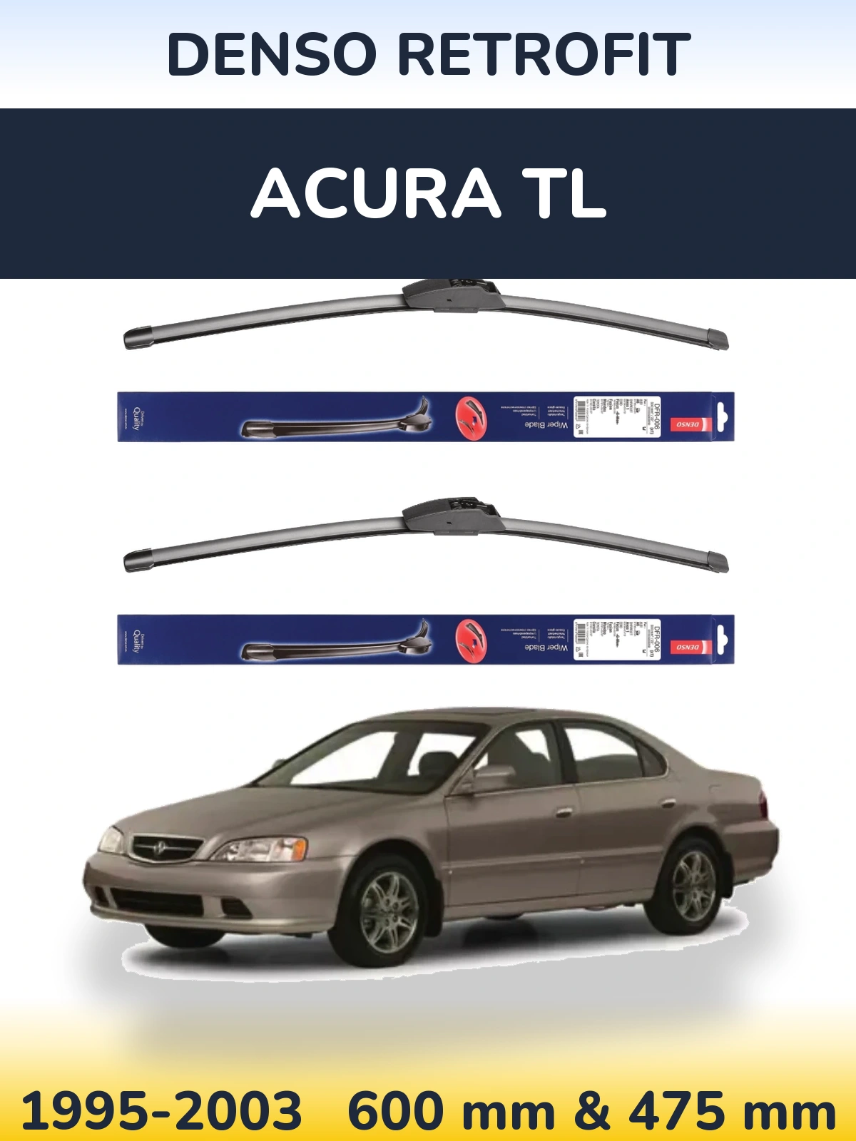 Ștergătoare Denso Retrofit pentru Acura TL