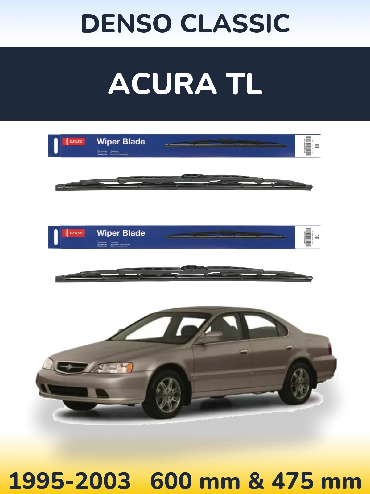 Ștergătoare Denso Classic pentru Acura TL