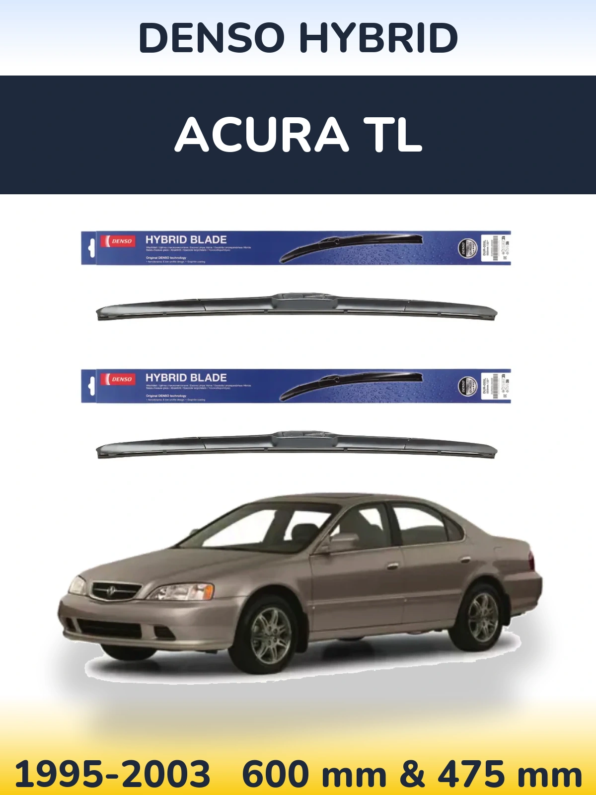 Ștergătoare Denso Hybrid pentru Acura TL