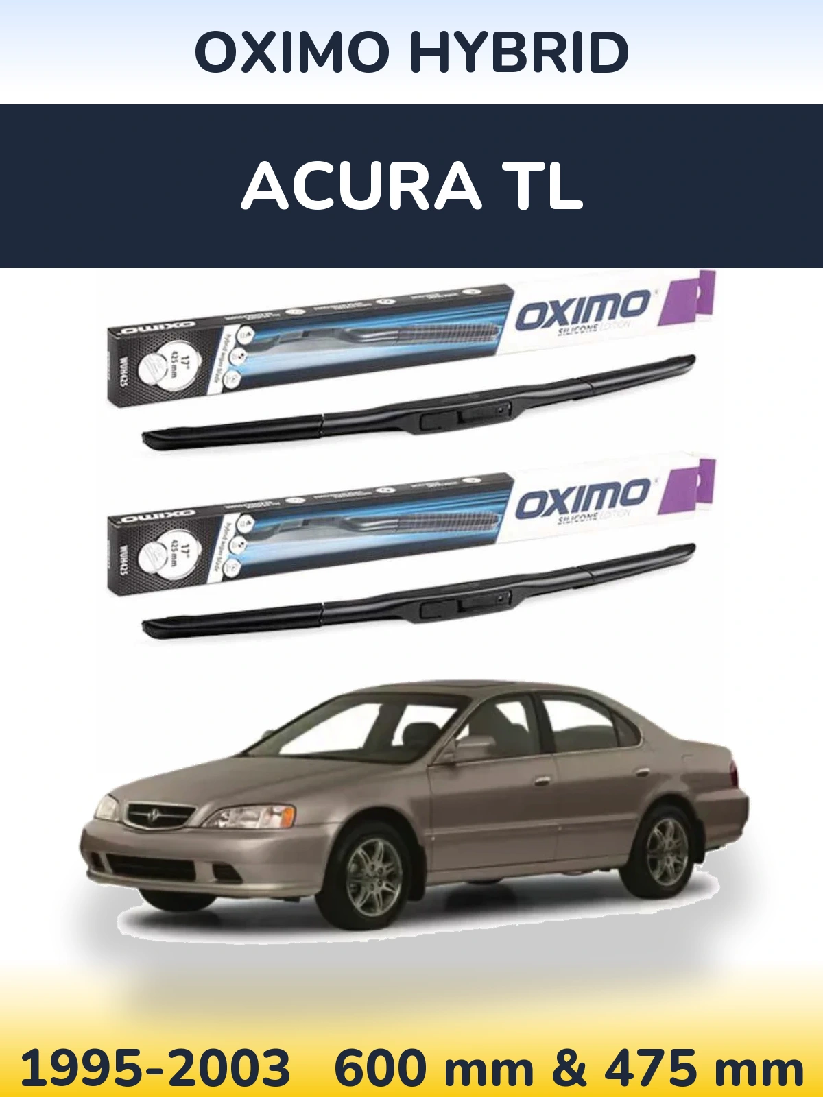 Ștergătoare Oximo Hybrid pentru Acura TL