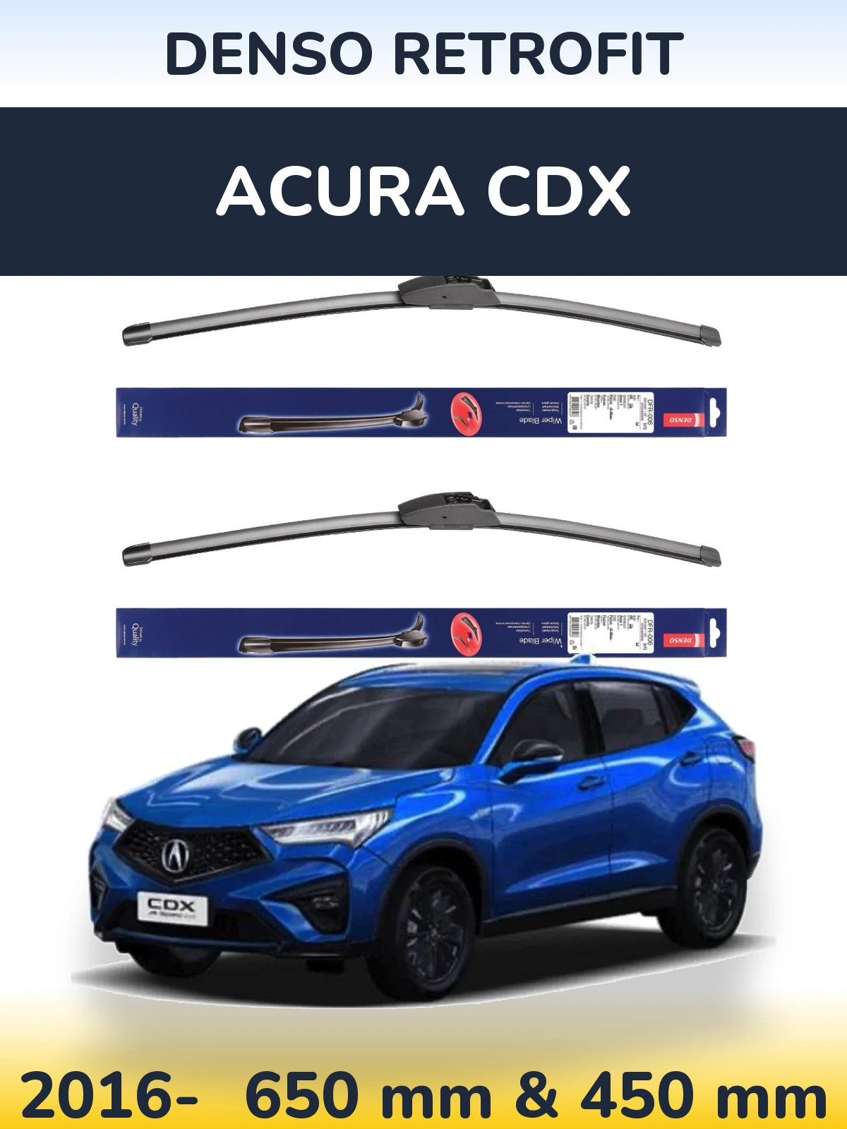 Ștergătoare Denso Retrofit pentru Acura CDX