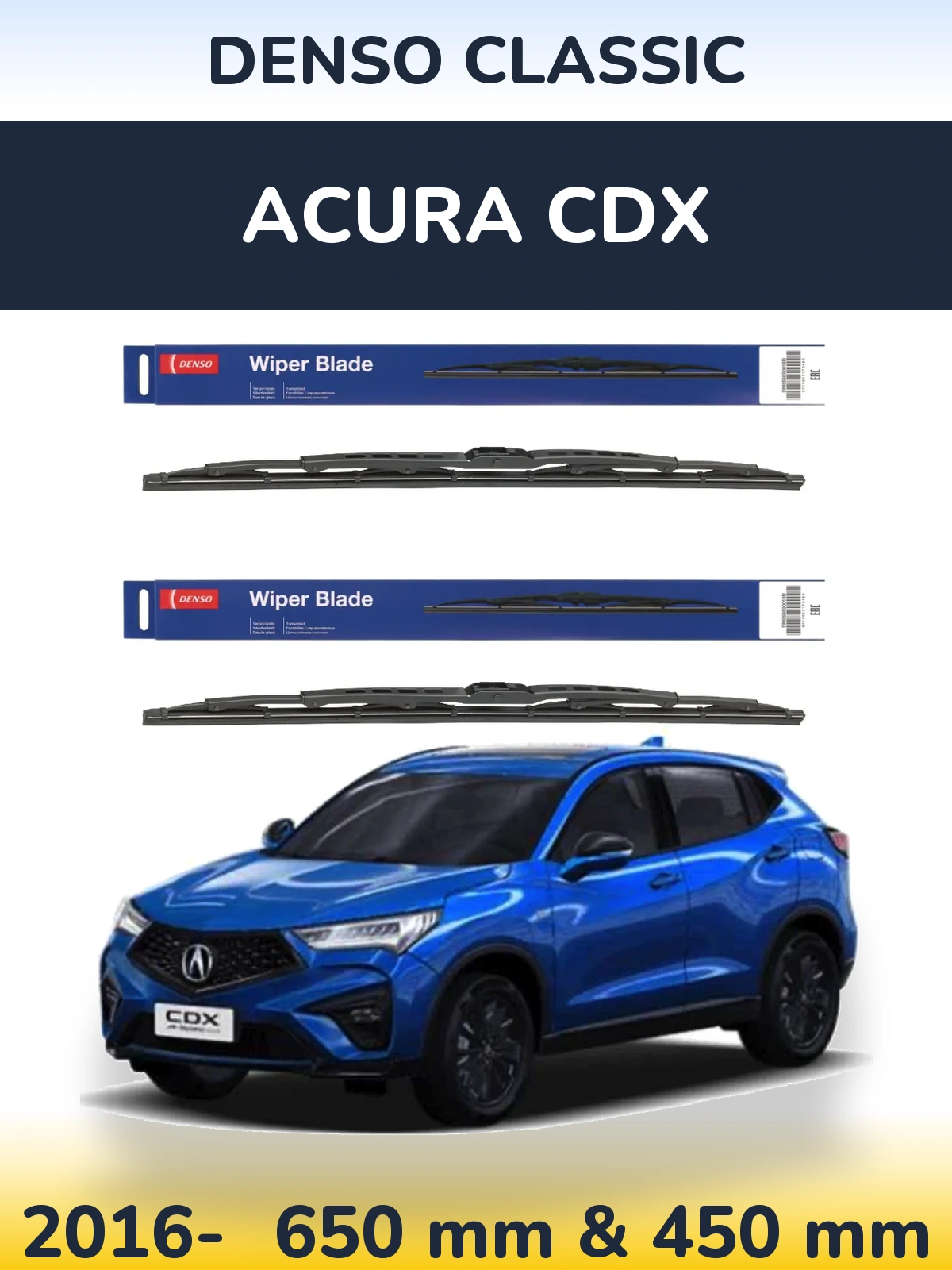 Ștergătoare Denso Classic pentru Acura CDX