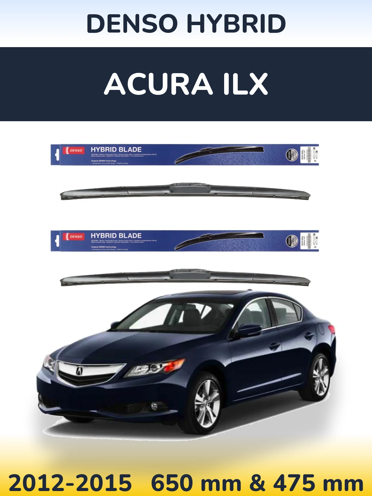 Ștergătoare Denso Hybrid pentru Acura ILX