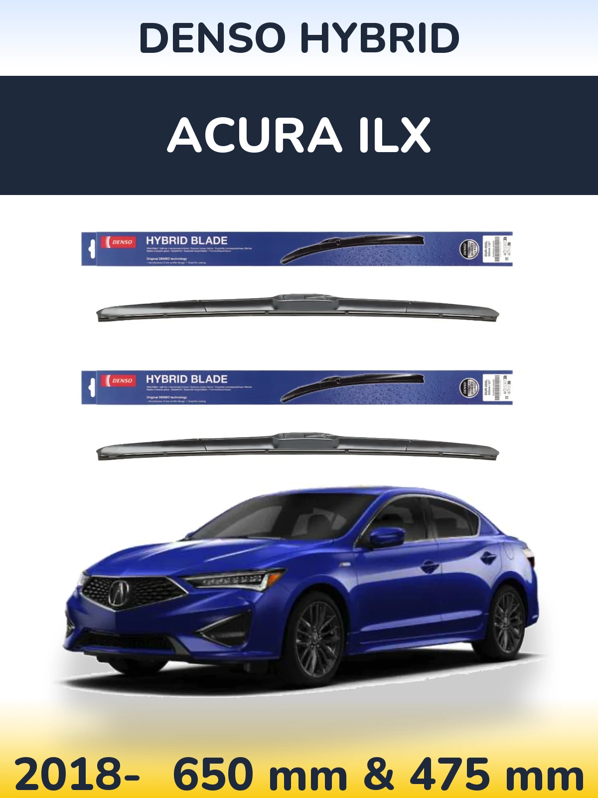 Ștergătoare Denso Hybrid pentru Acura ILX