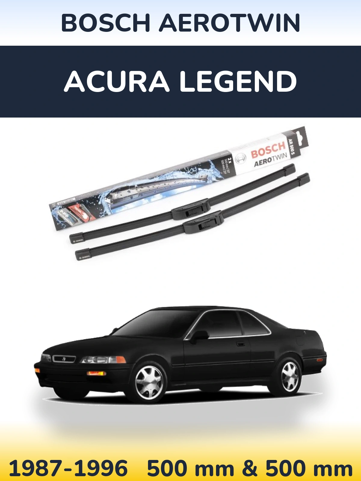 Ștergătoare BOSCH AeroTwin pentru Acura Legend