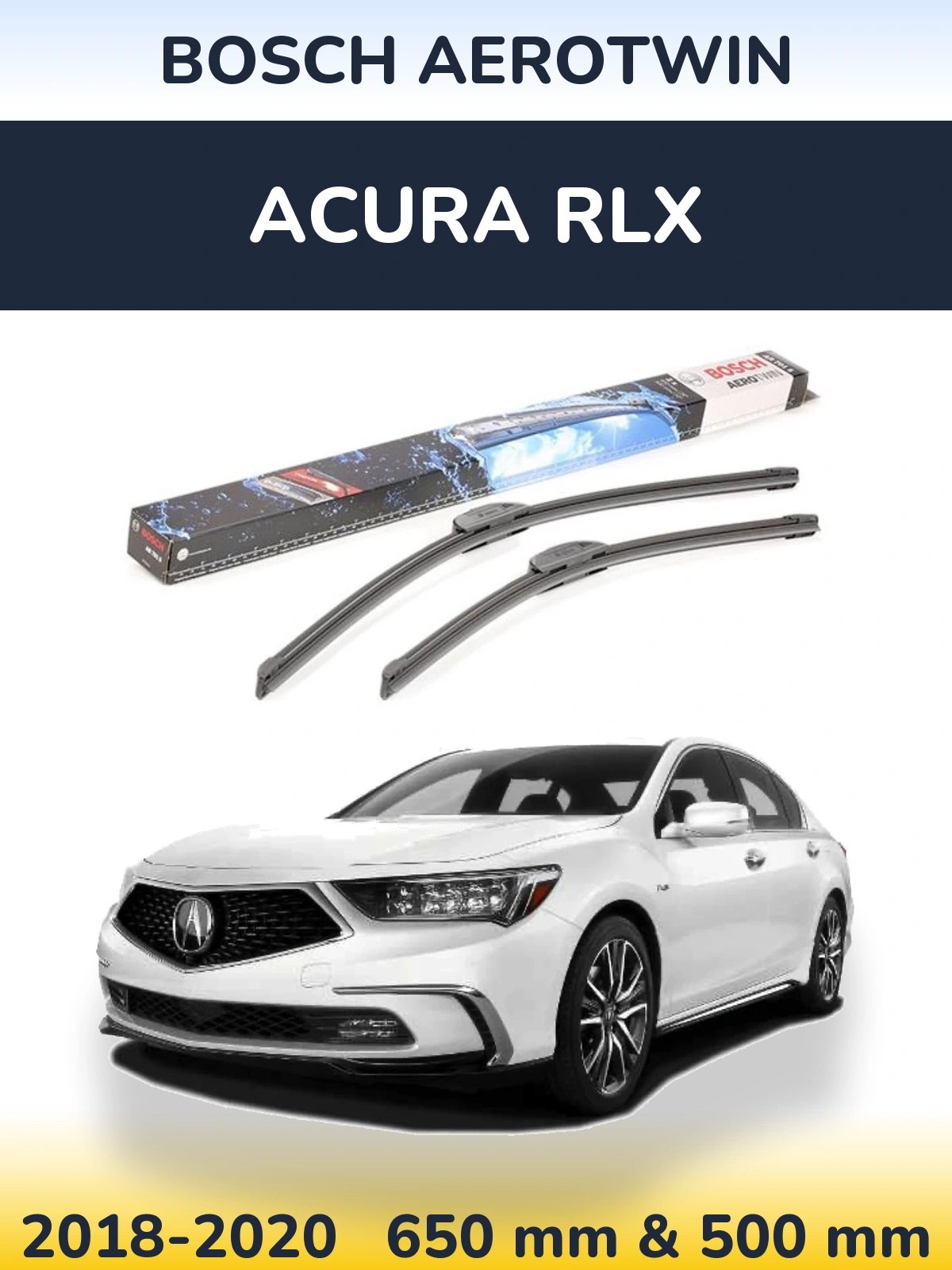 Ștergătoare BOSCH AeroTwin pentru Acura RLX