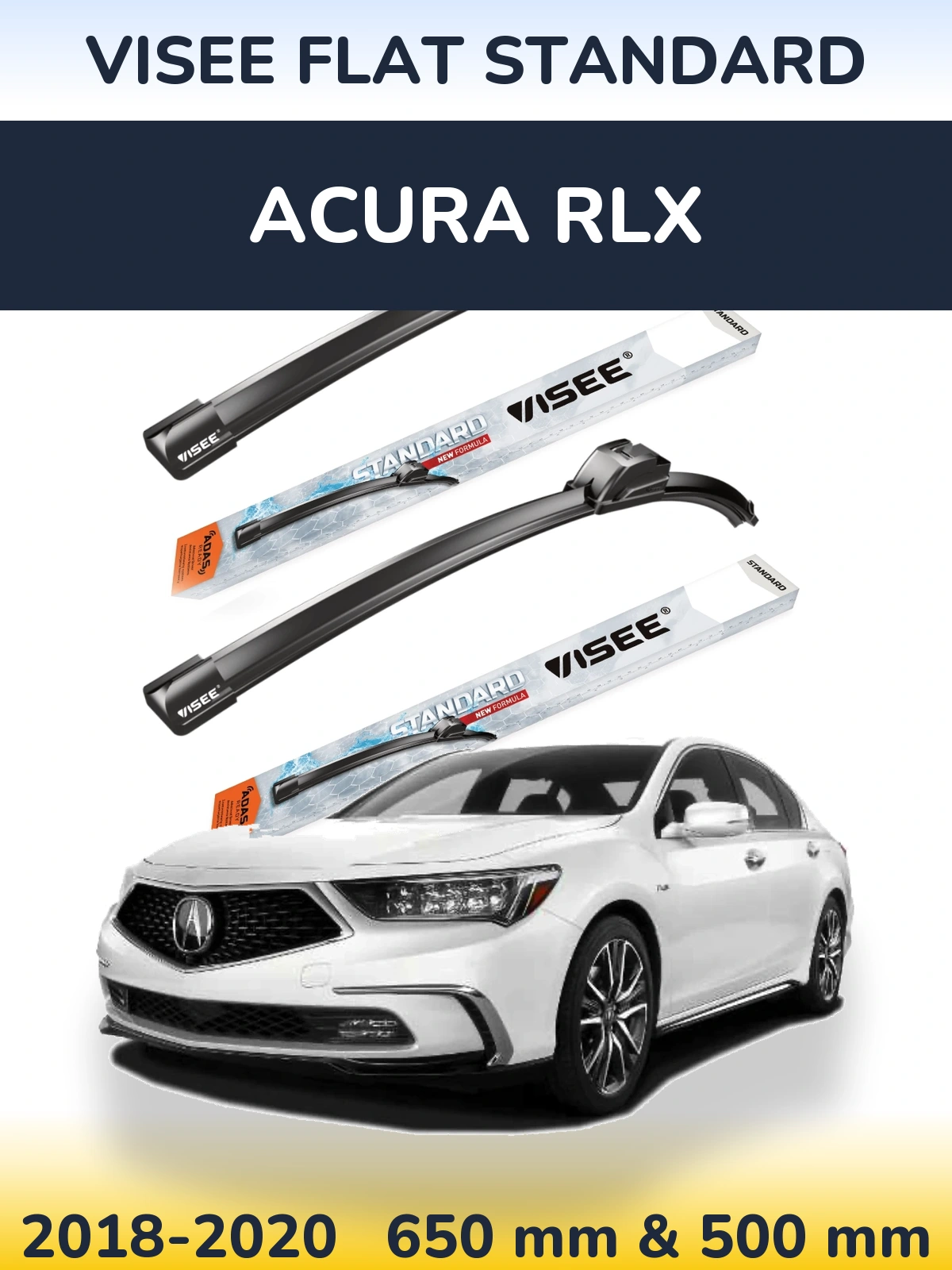 Ștergătoare VISEE FLAT STANDARD pentru Acura RLX