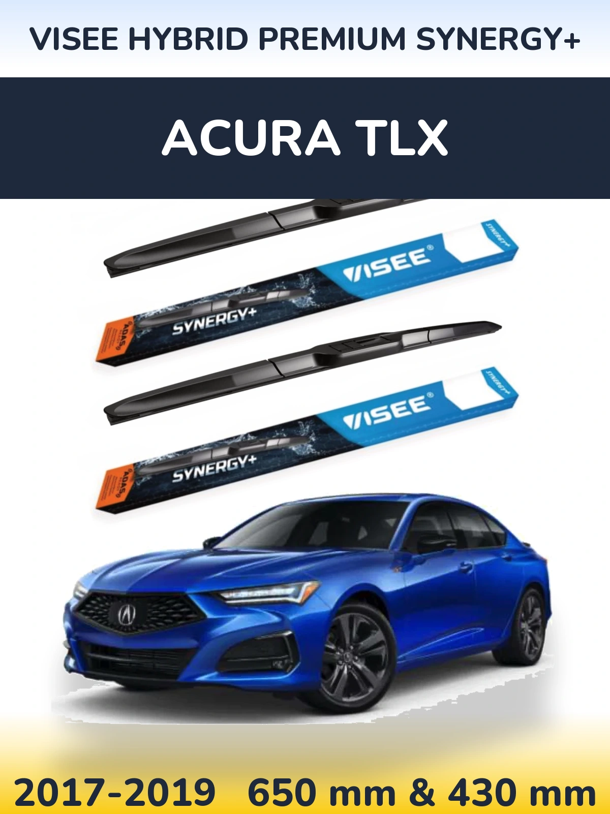 Ștergătoare VISEE HYBRID PREMIUM SYNERGY+ pentru Acura TLX