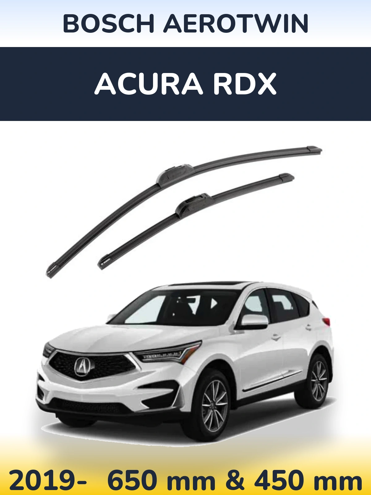 Ștergătoare BOSCH AeroTwin pentru Acura RDX