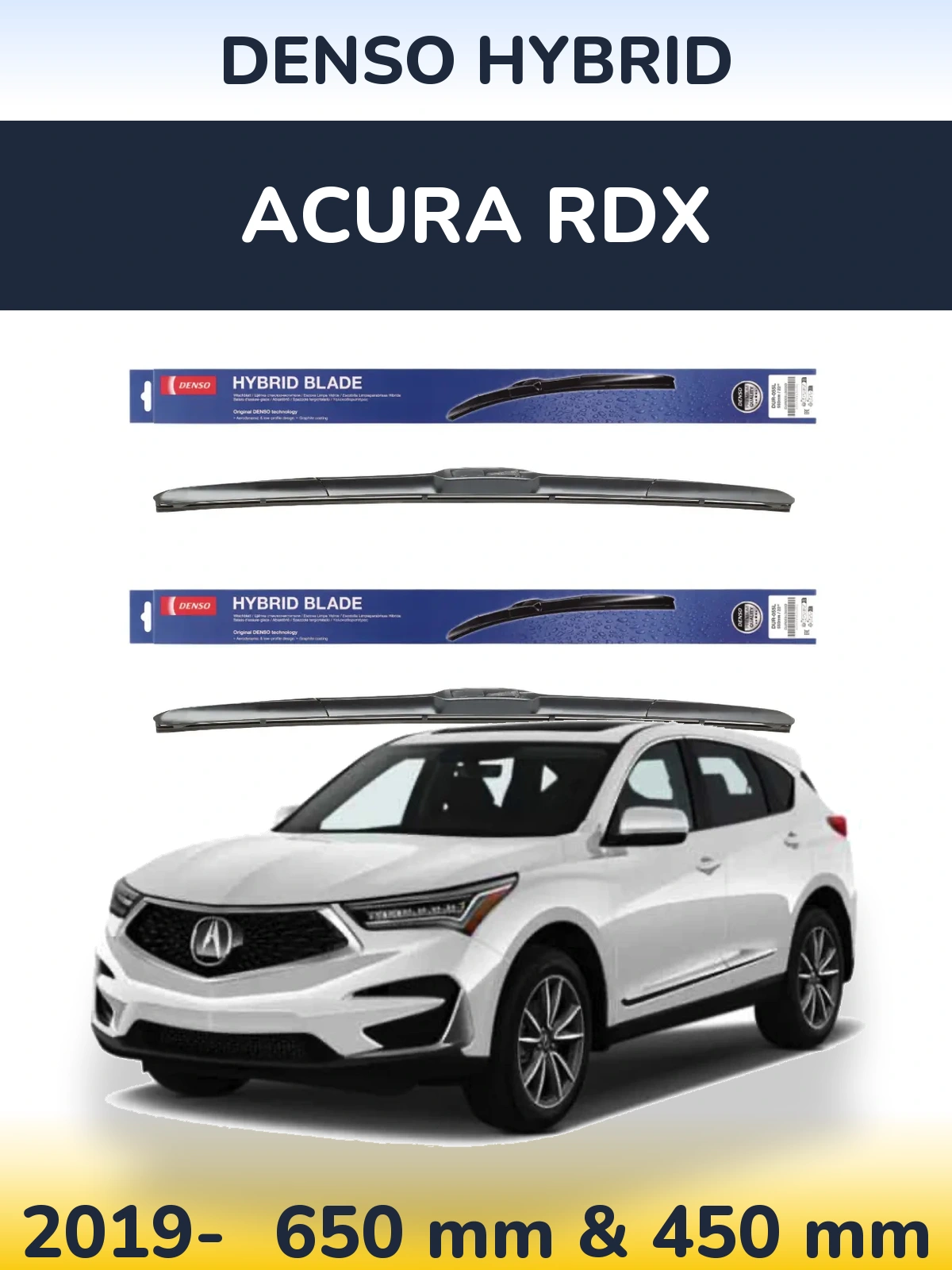 Ștergătoare Denso Hybrid pentru Acura RDX