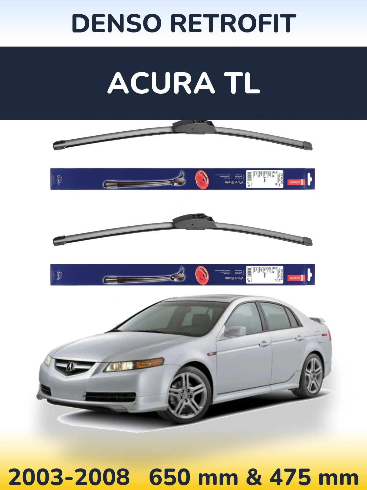 Ștergătoare Denso Retrofit pentru Acura TL
