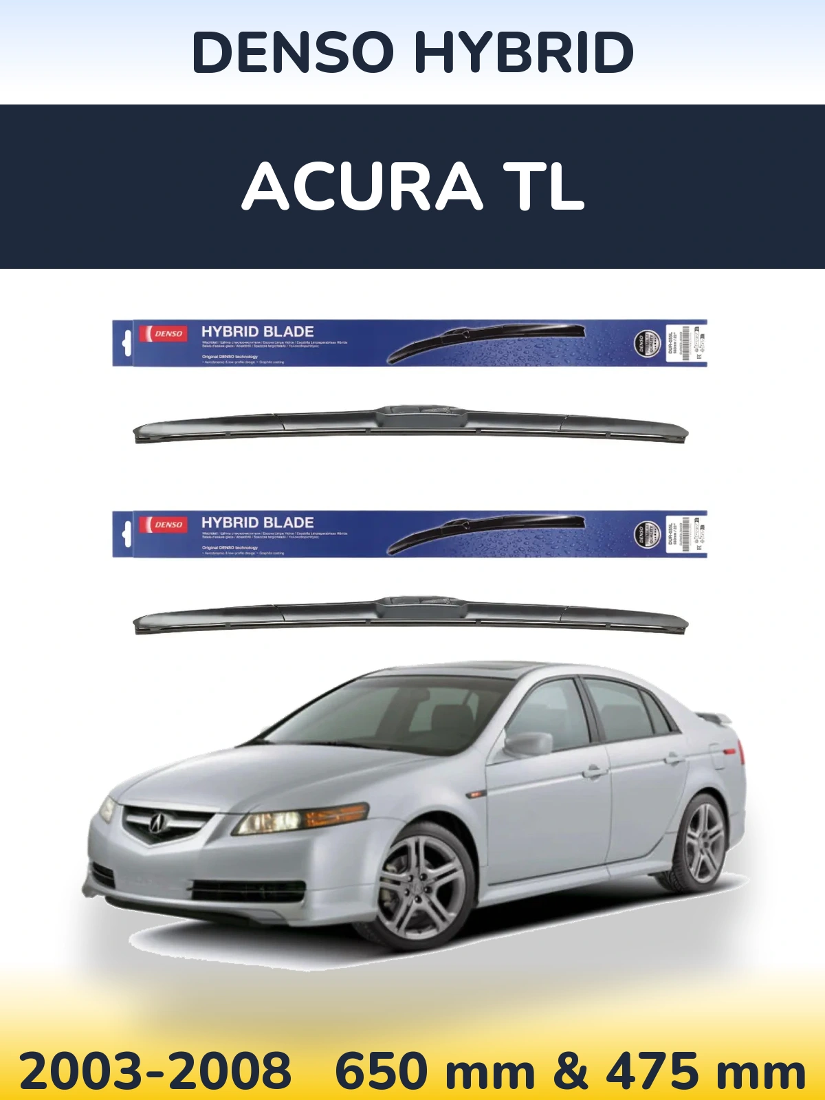 Ștergătoare Denso Hybrid pentru Acura TL