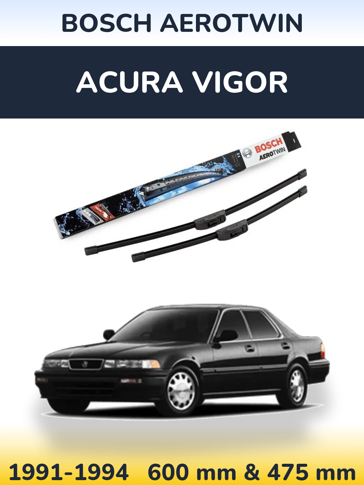 Ștergătoare BOSCH AeroTwin pentru Acura Vigor