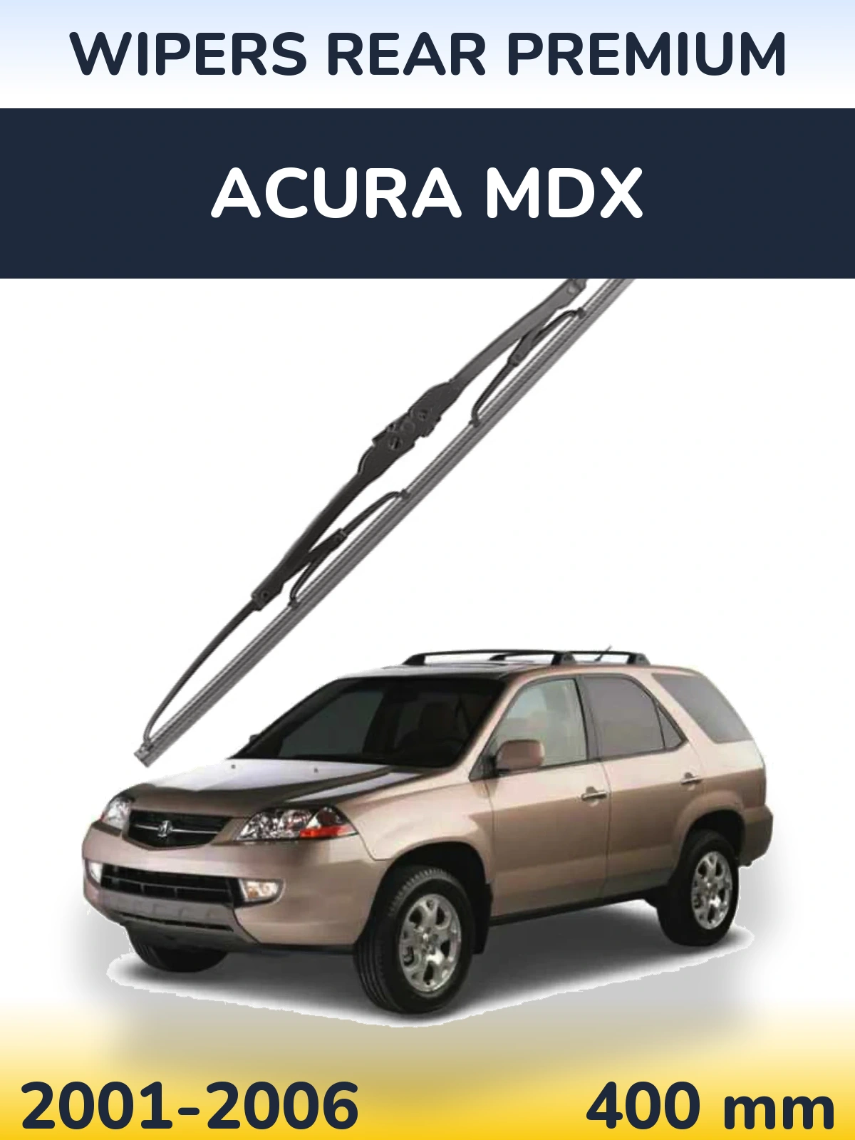 Задний дворник WIPERS REAR PREMIUM 400 мм для Acura MDX 2001-2006