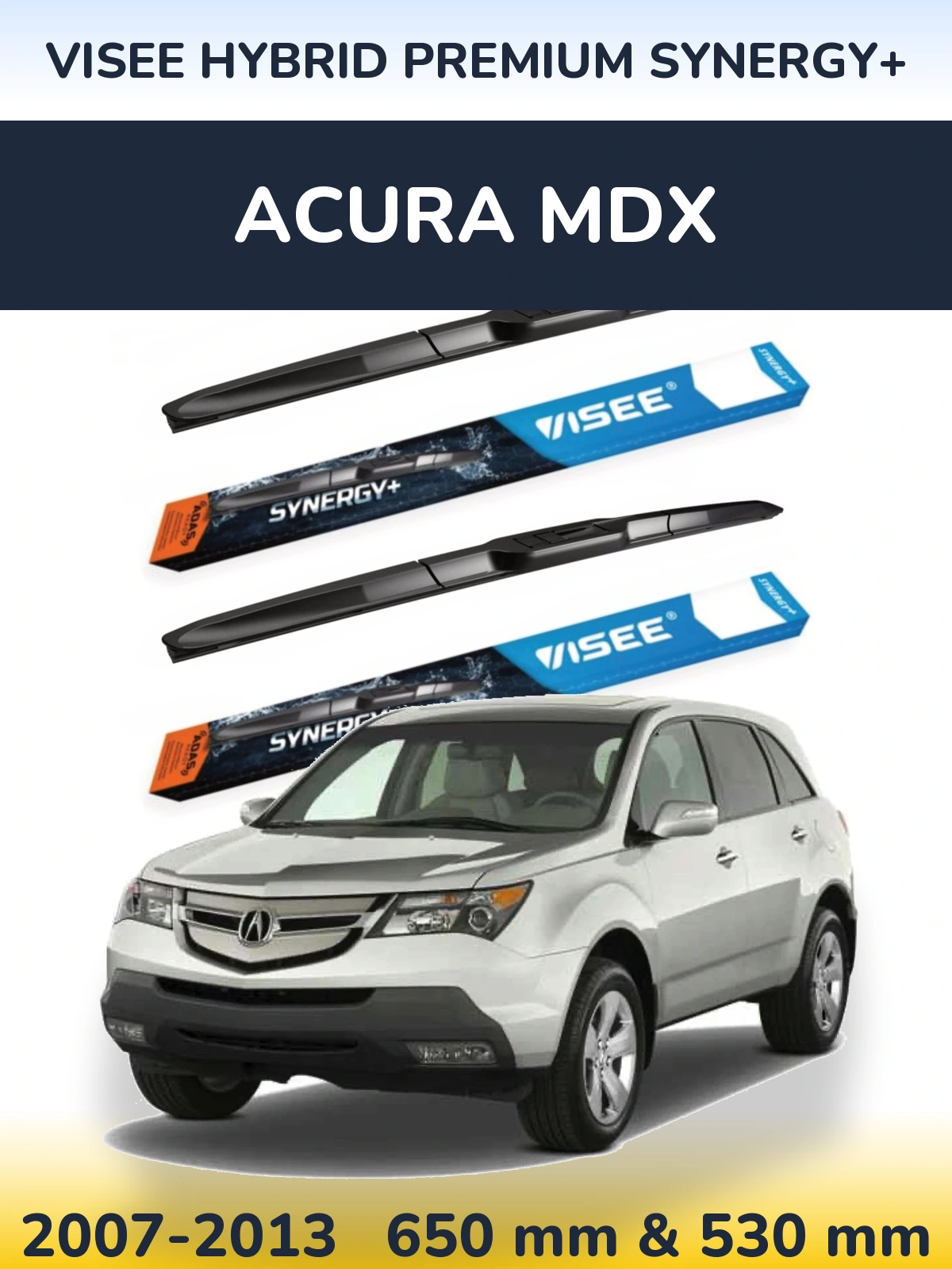 Ștergătoare VISEE HYBRID PREMIUM SYNERGY+ pentru Acura MDX