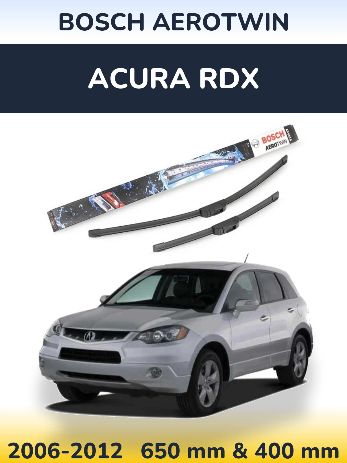 Ștergătoare BOSCH AeroTwin pentru Acura RDX