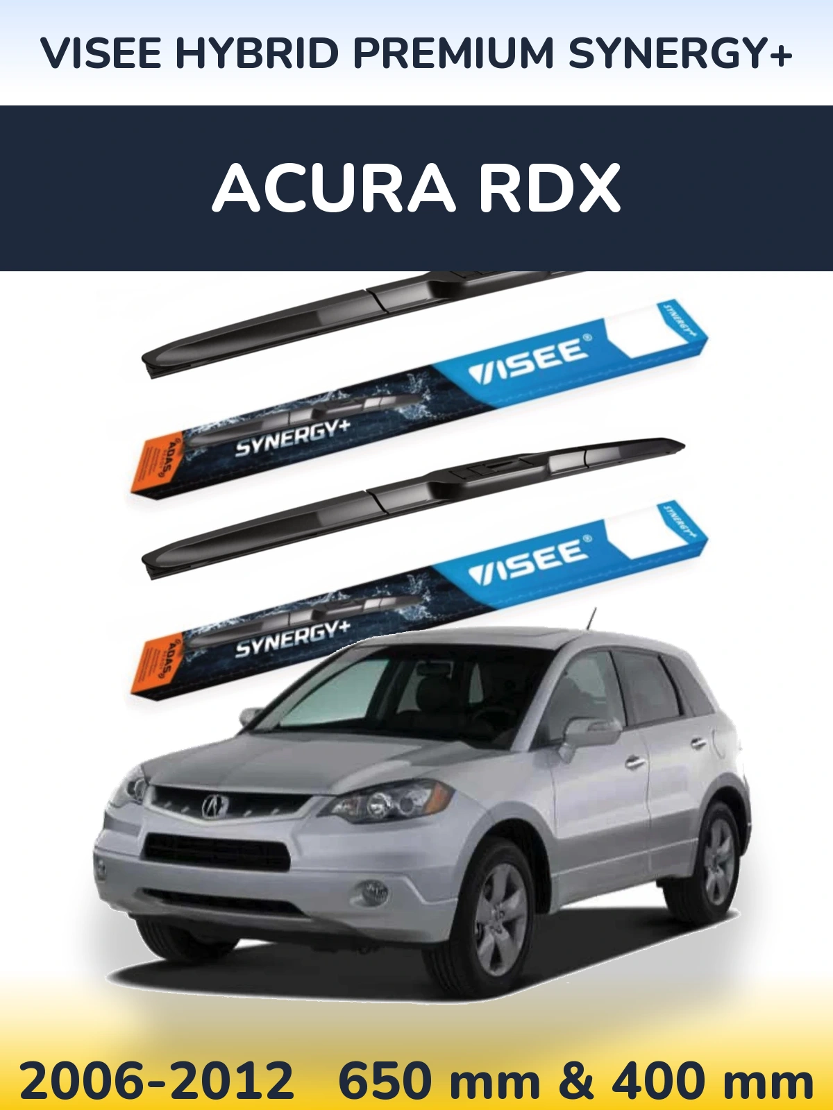 Ștergătoare VISEE HYBRID PREMIUM SYNERGY+ pentru Acura RDX