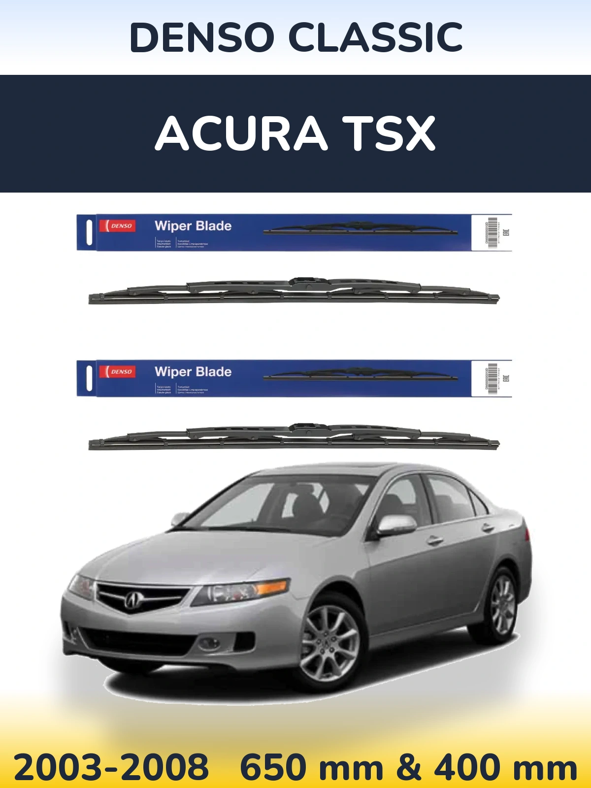 Ștergătoare Denso Classic pentru Acura TSX