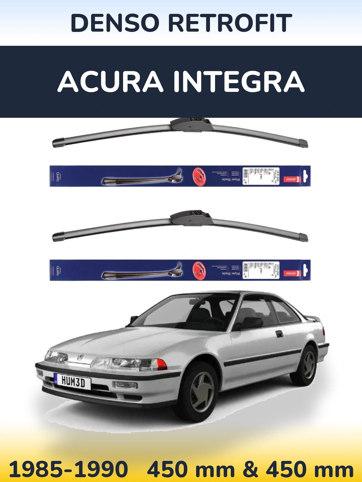 Ștergătoare Denso Retrofit pentru Acura Integra