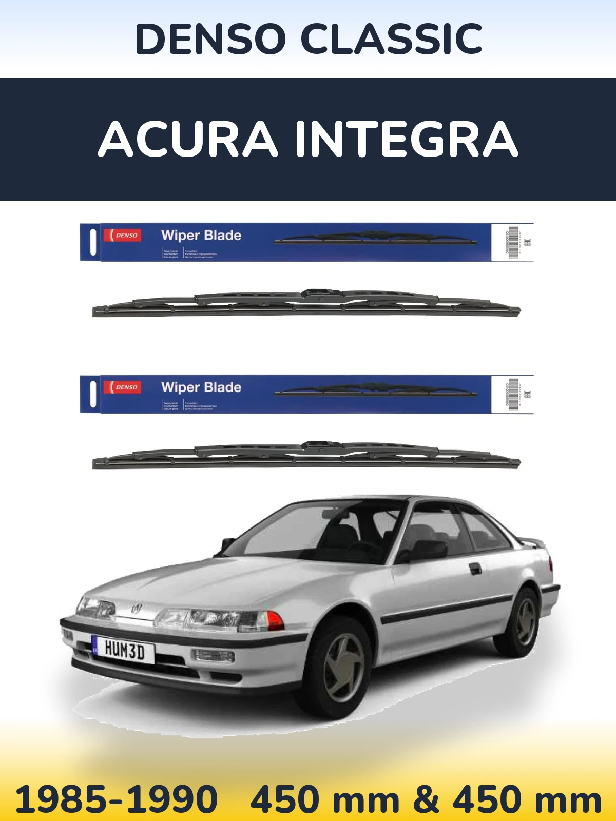 Ștergătoare Denso Classic pentru Acura Integra