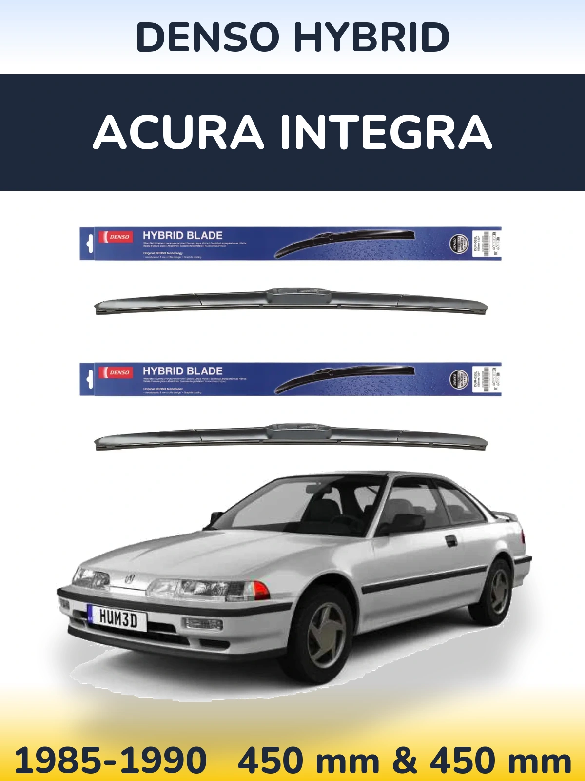 Ștergătoare Denso Hybrid pentru Acura Integra