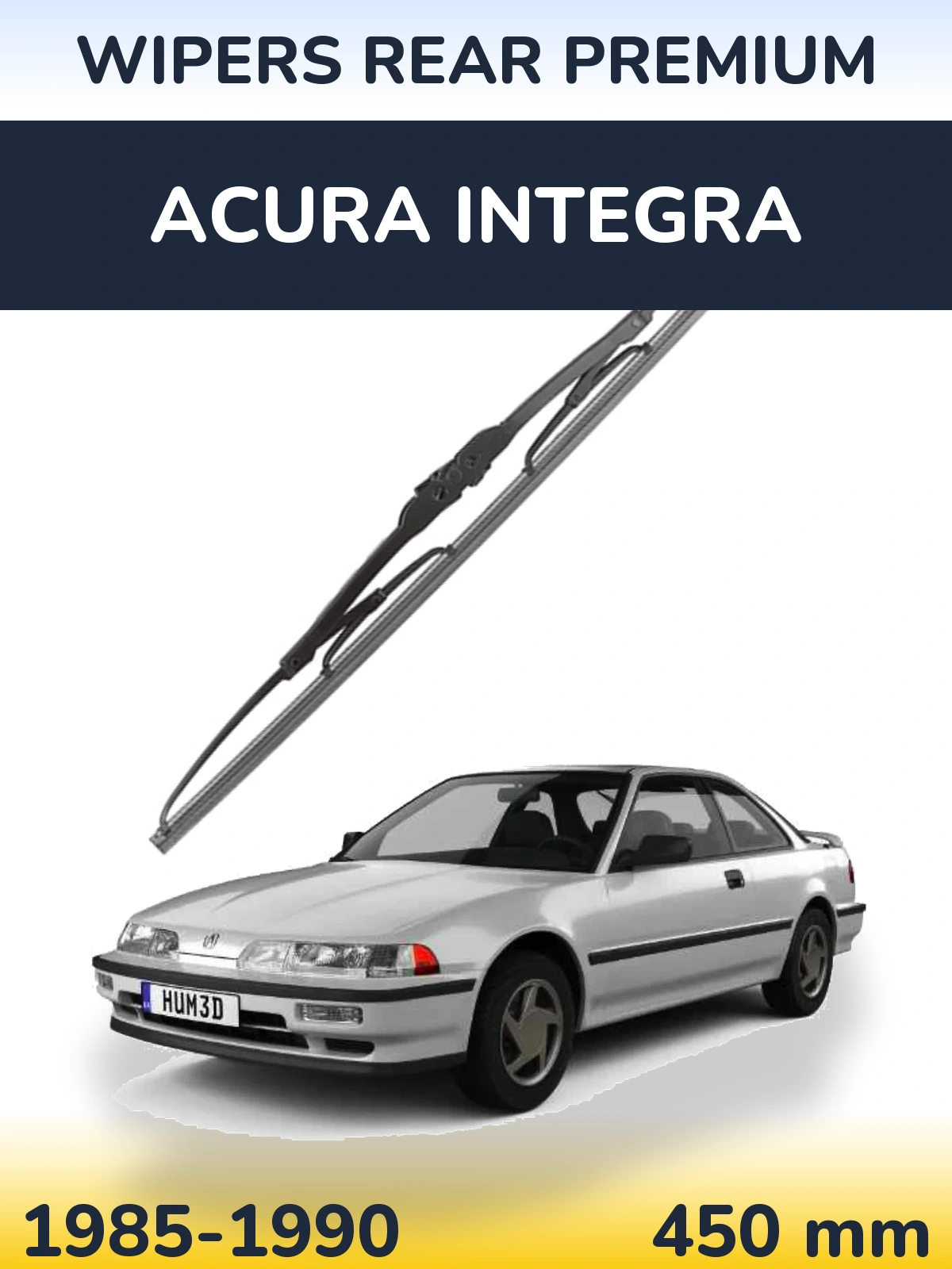 Ștergătoare WIPERS REAR PREMIUM pentru Acura Integra
