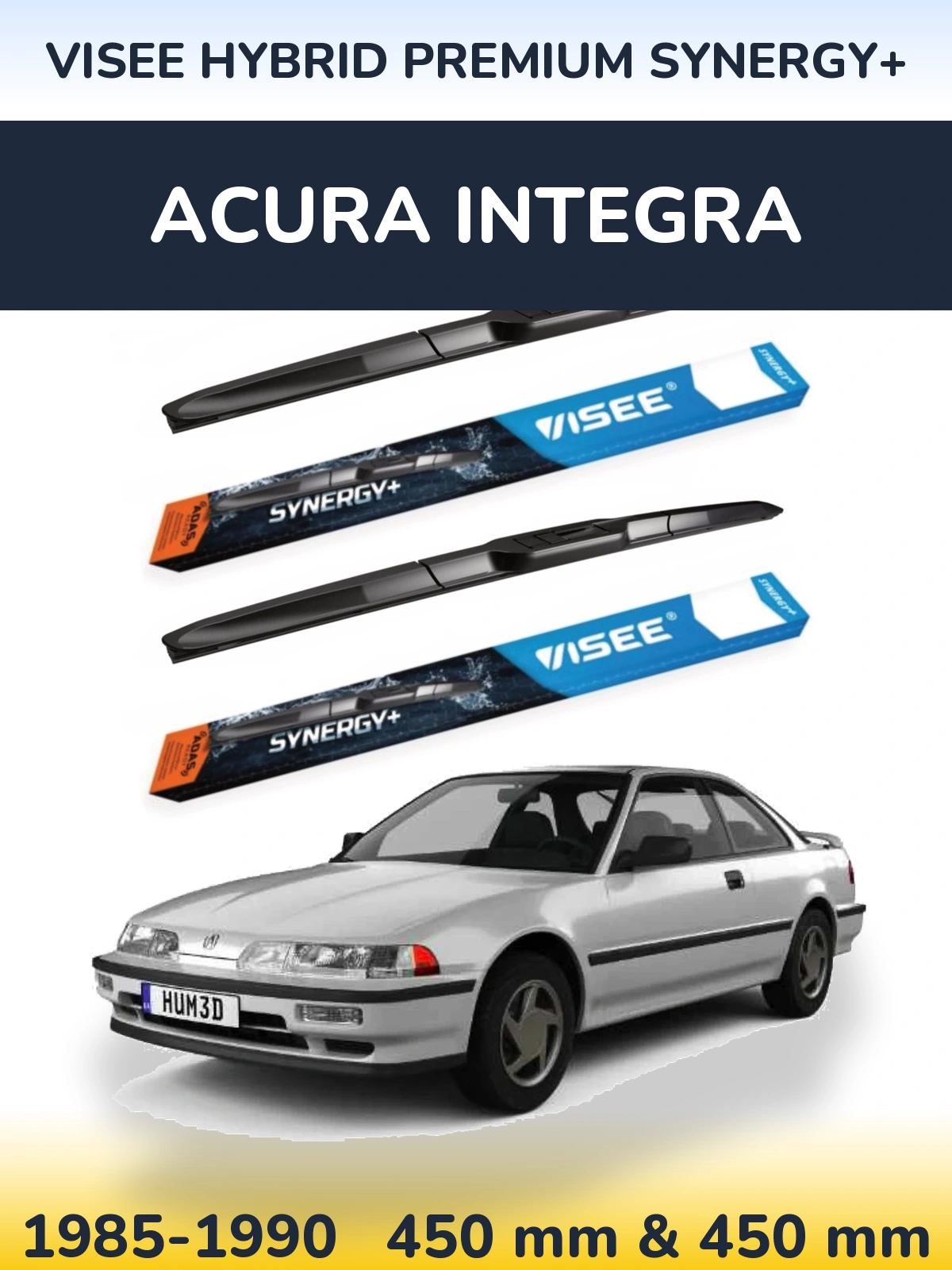 Ștergătoare VISEE HYBRID PREMIUM SYNERGY+ pentru Acura Integra