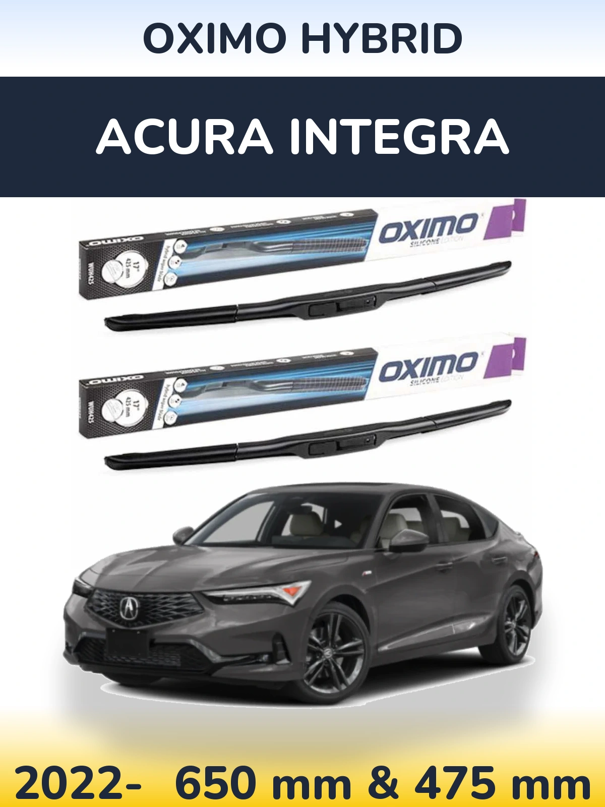 Ștergătoare Oximo Hybrid pentru Acura Integra