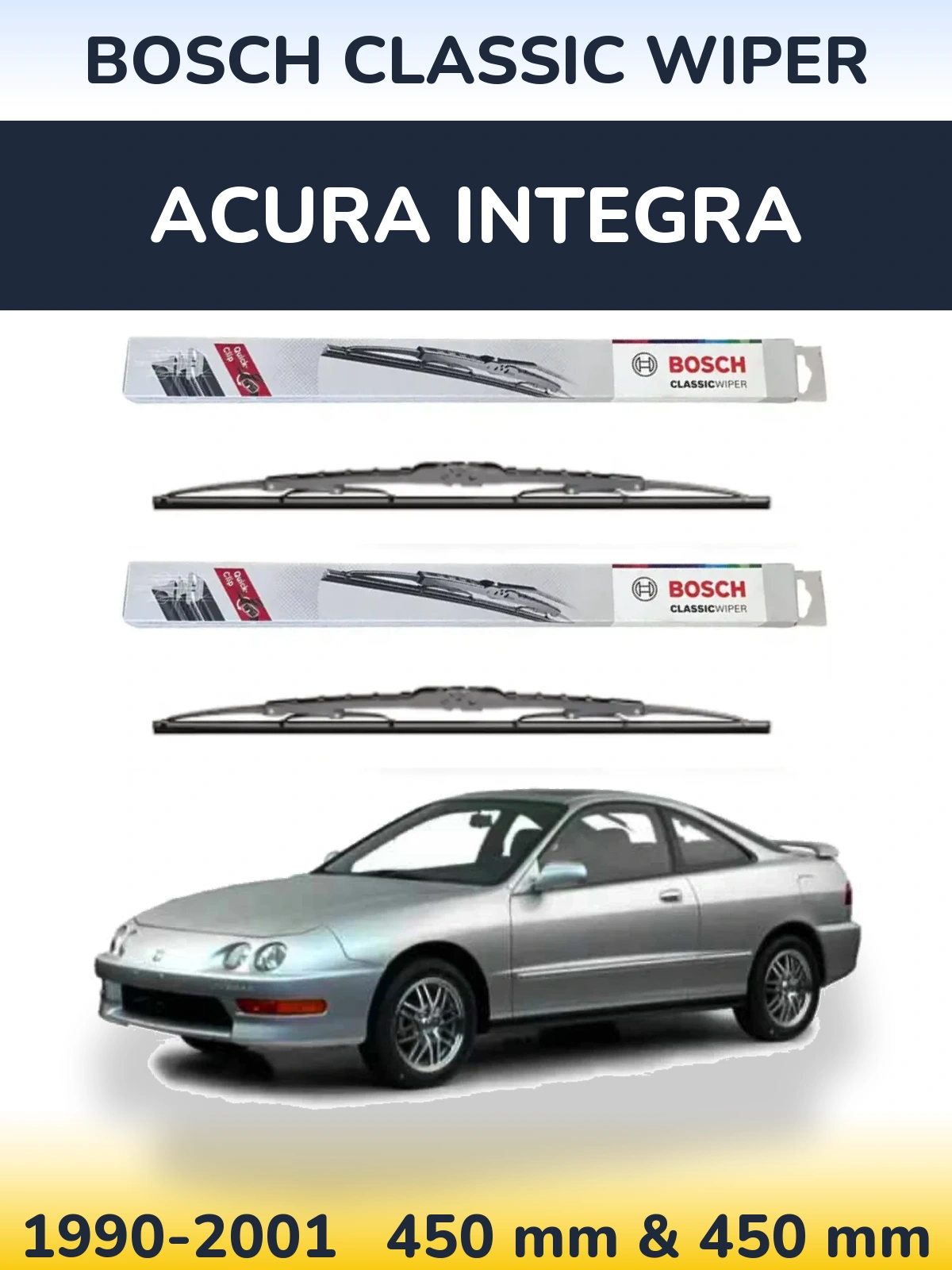 Ștergătoare BOSCH Classic Wiper pentru Acura Integra