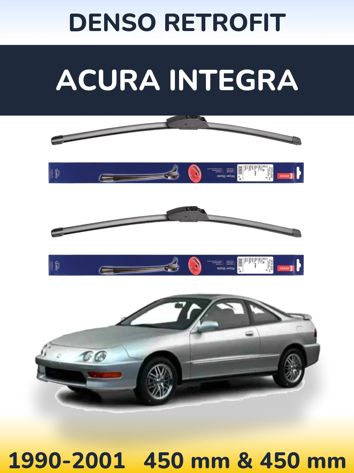 Ștergătoare Denso Retrofit pentru Acura Integra