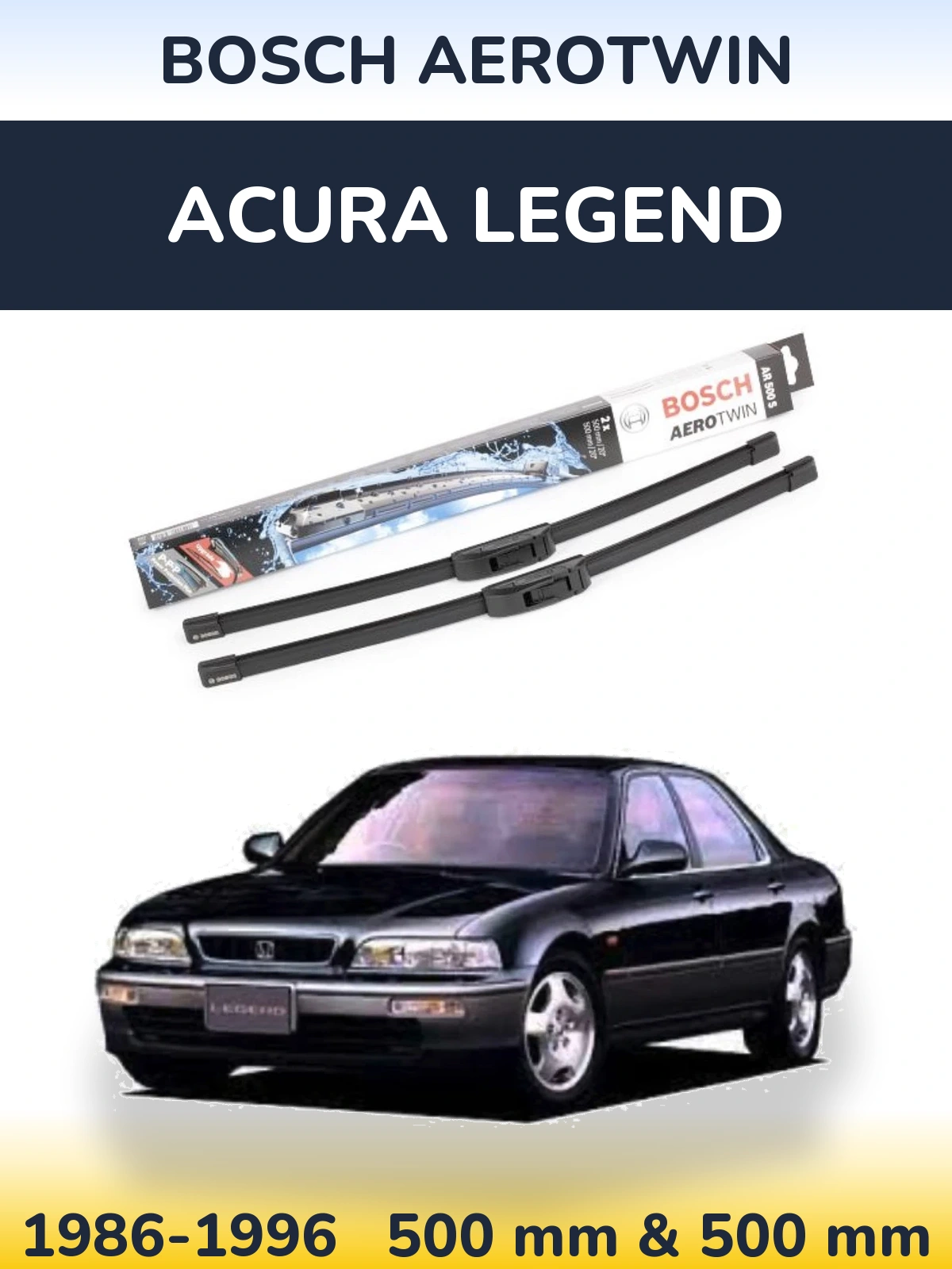 Ștergătoare BOSCH AeroTwin pentru Acura Legend
