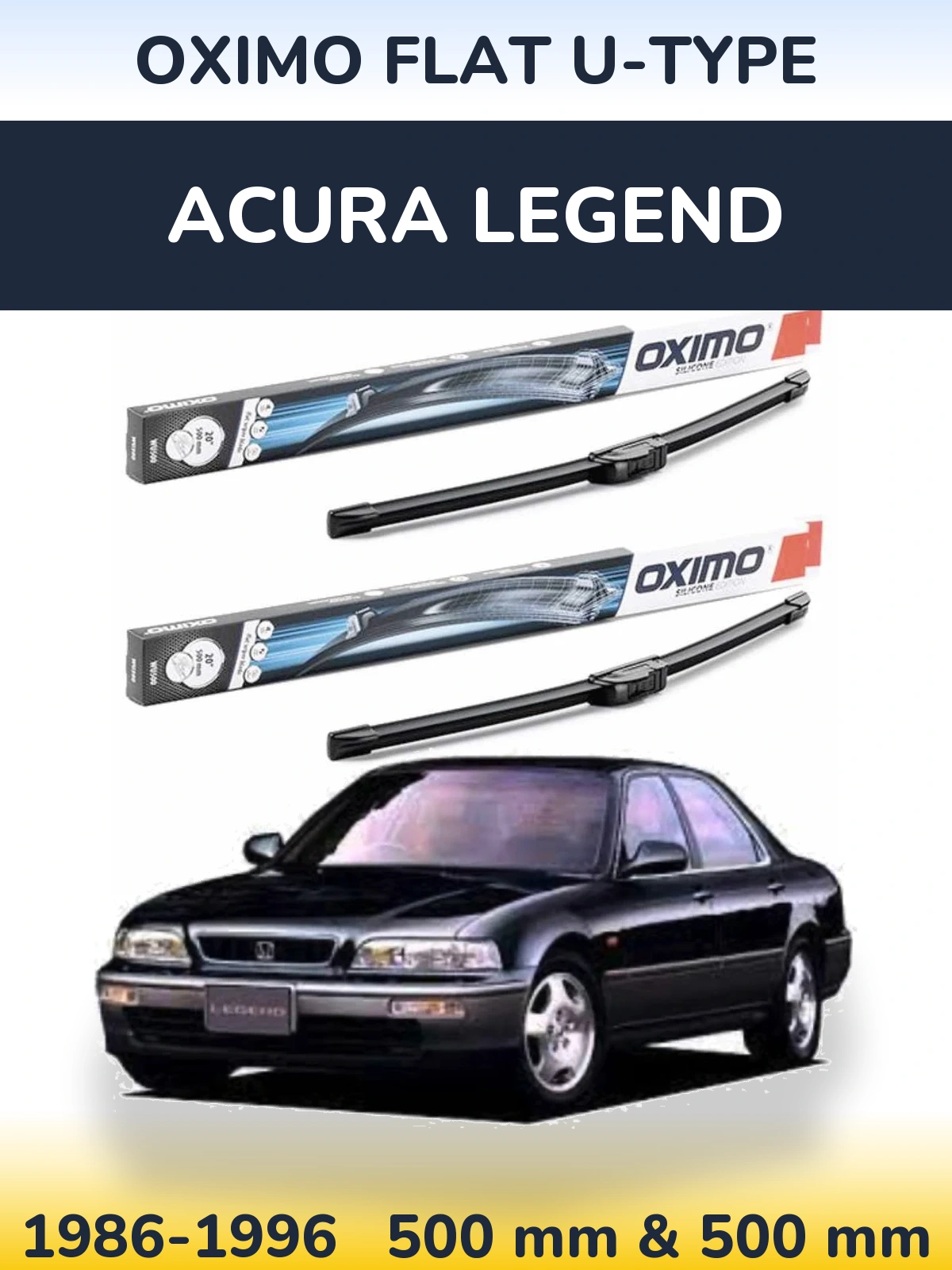 Ștergătoare Oximo Flat U-type pentru Acura Legend