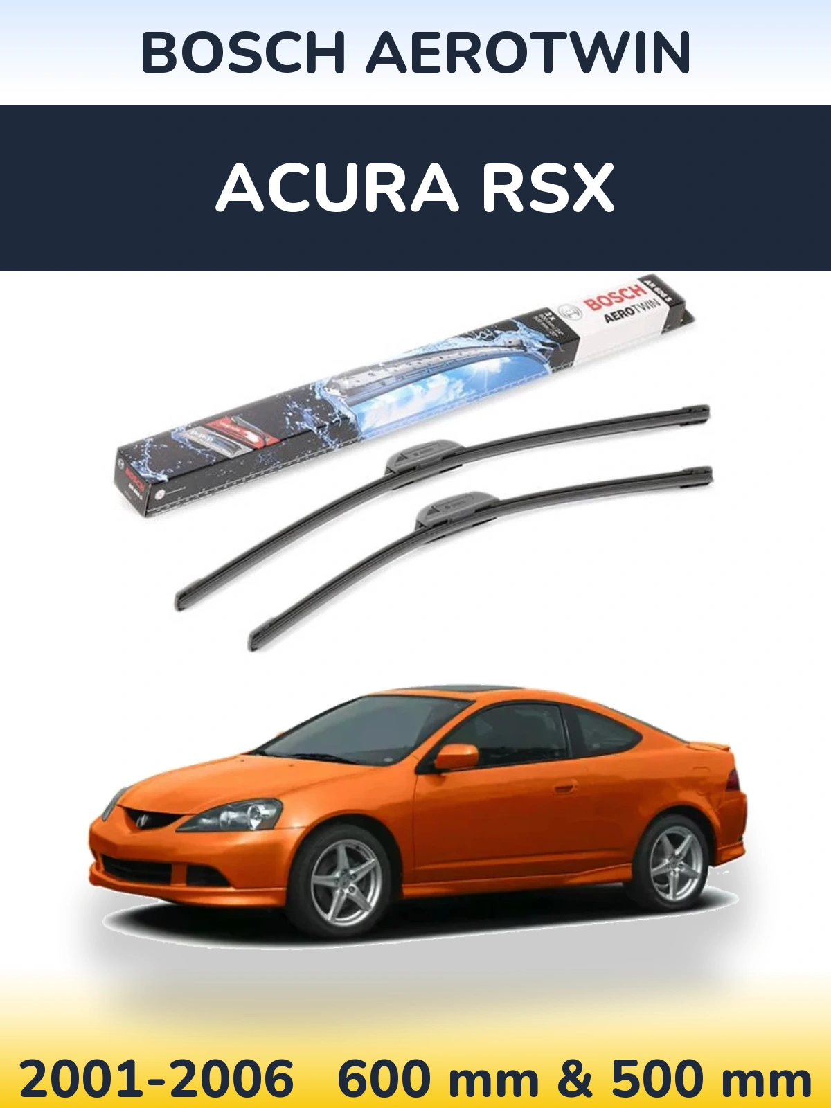 Ștergătoare BOSCH AeroTwin pentru Acura RSX