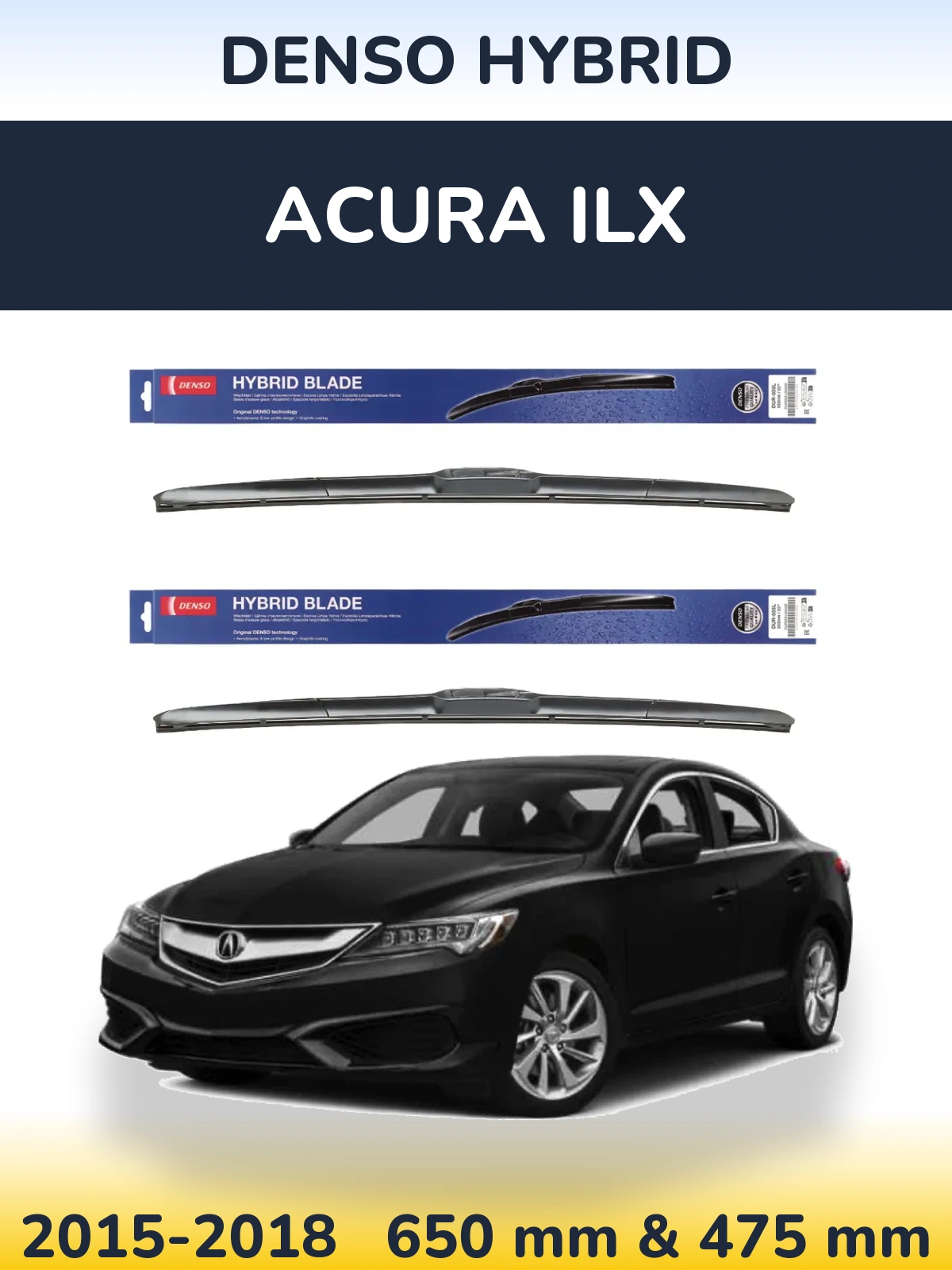 Ștergătoare Denso Hybrid pentru Acura ILX