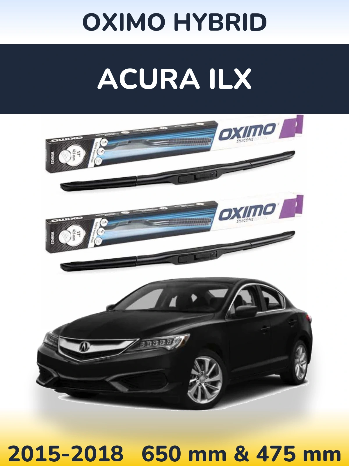 Ștergătoare Oximo Hybrid pentru Acura ILX