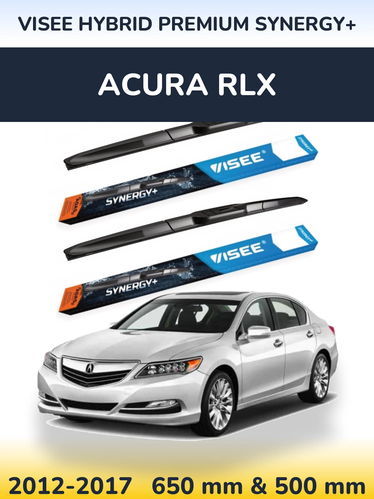 Ștergătoare VISEE HYBRID PREMIUM SYNERGY+ pentru Acura RLX
