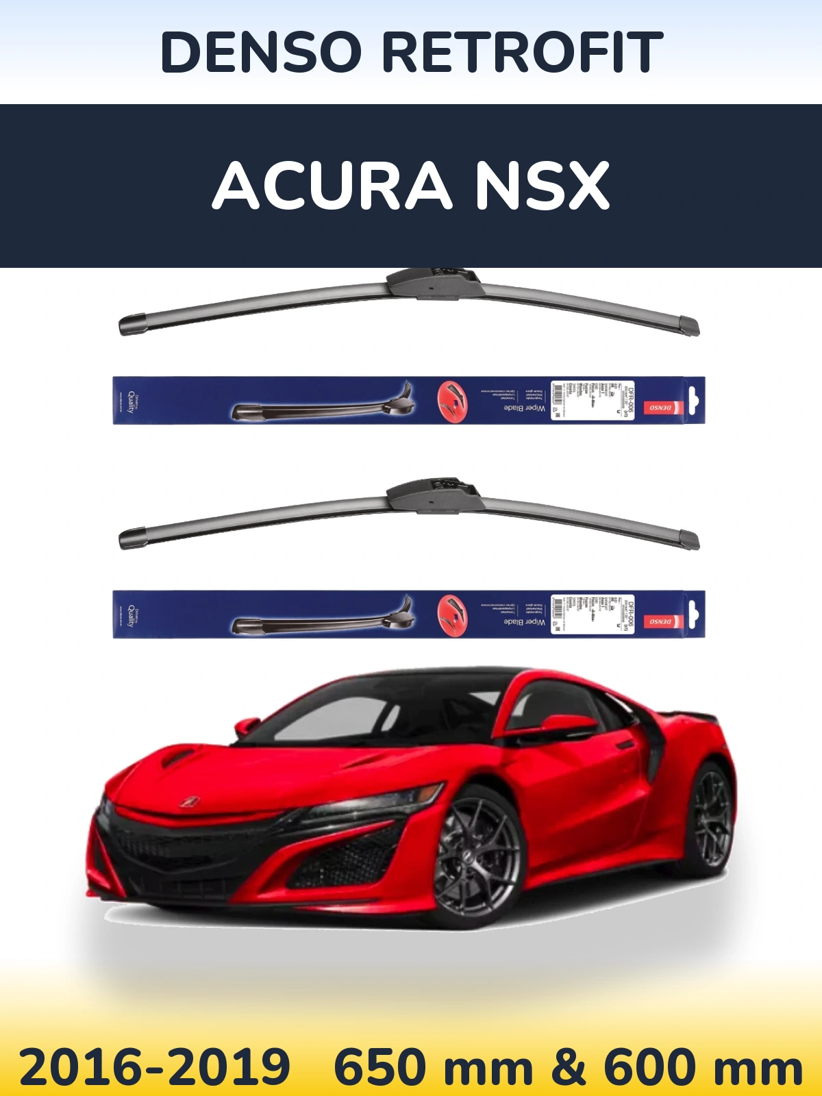 Ștergătoare Denso Retrofit pentru Acura NSX