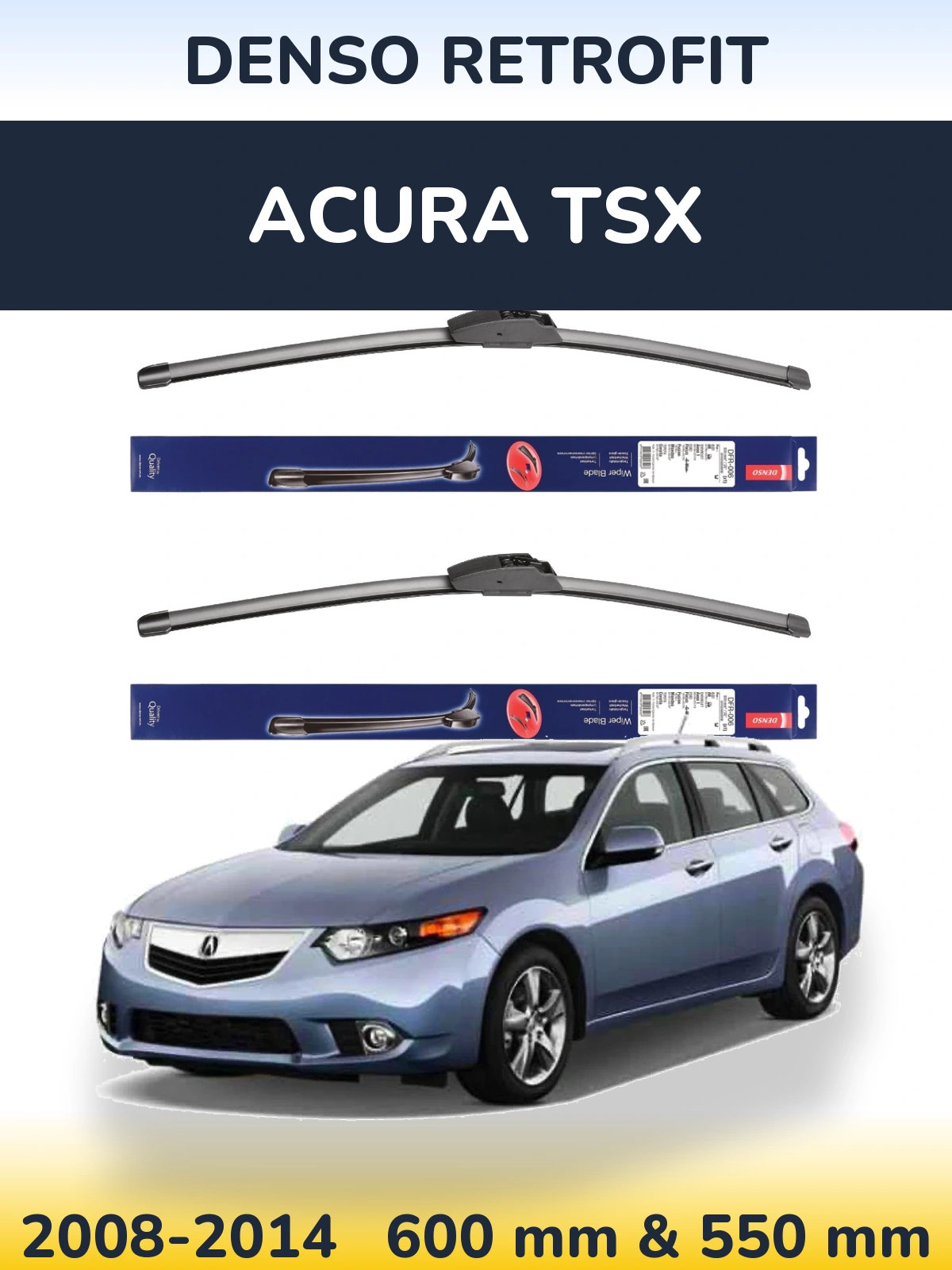 Ștergătoare Denso Retrofit pentru Acura TSX